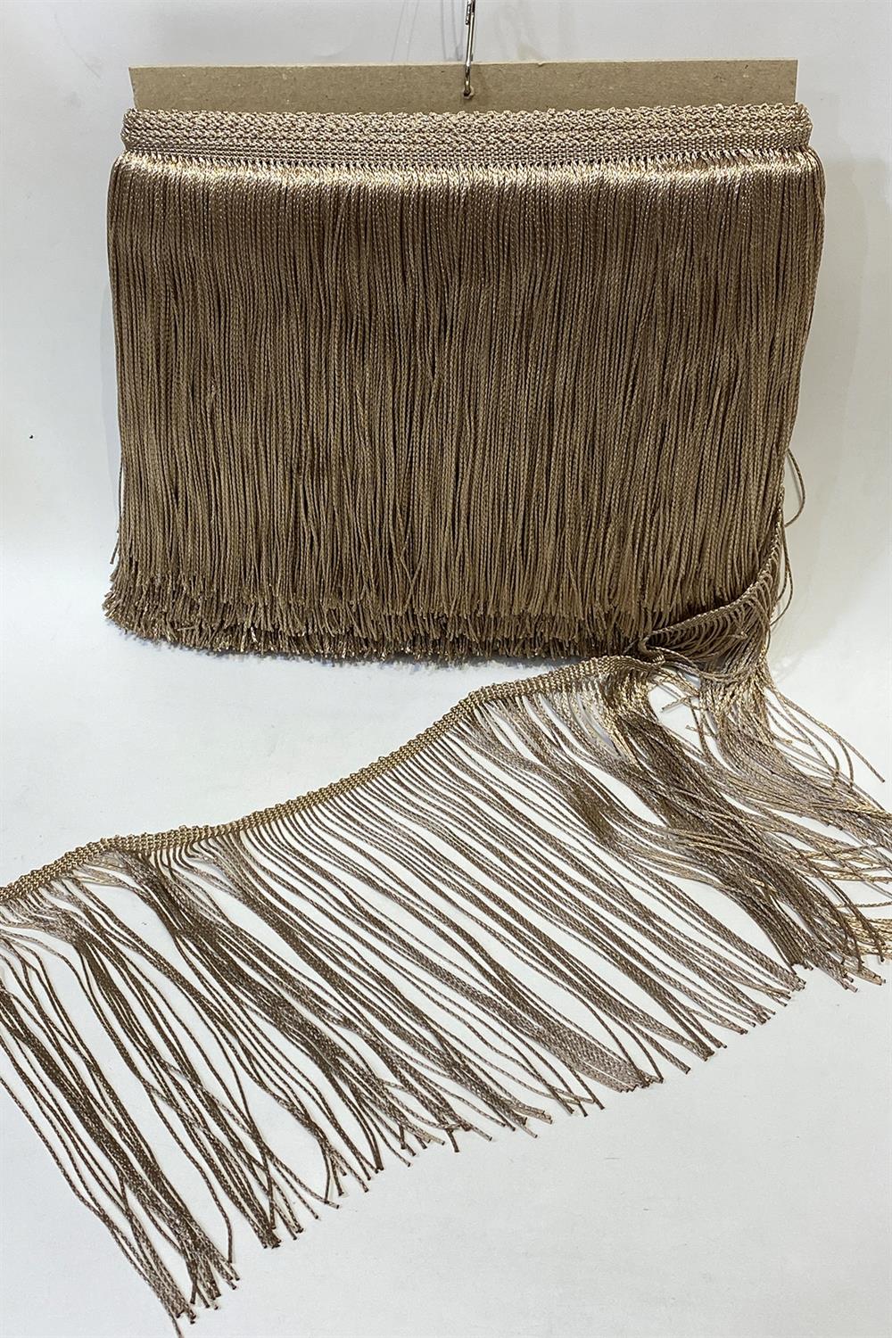 Milk Brown Fringe Tassel Ribbon