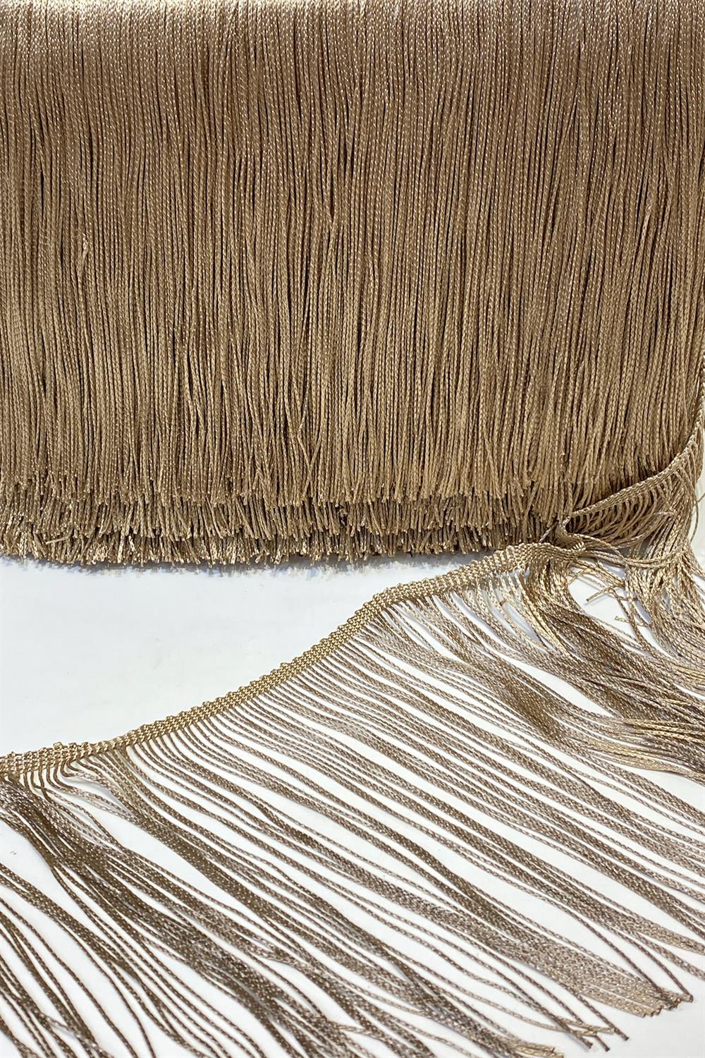 Milk Brown Fringe Tassel Ribbon