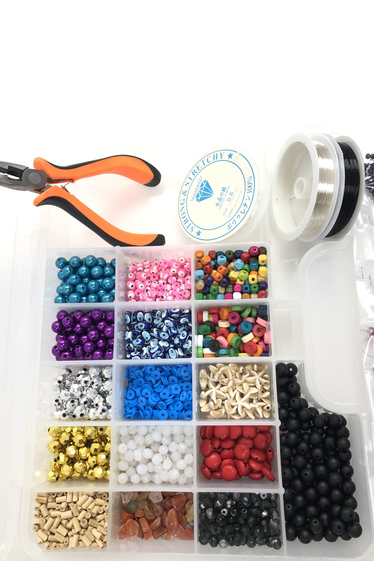 مجموعة بداية صنع مواد المجوهرات