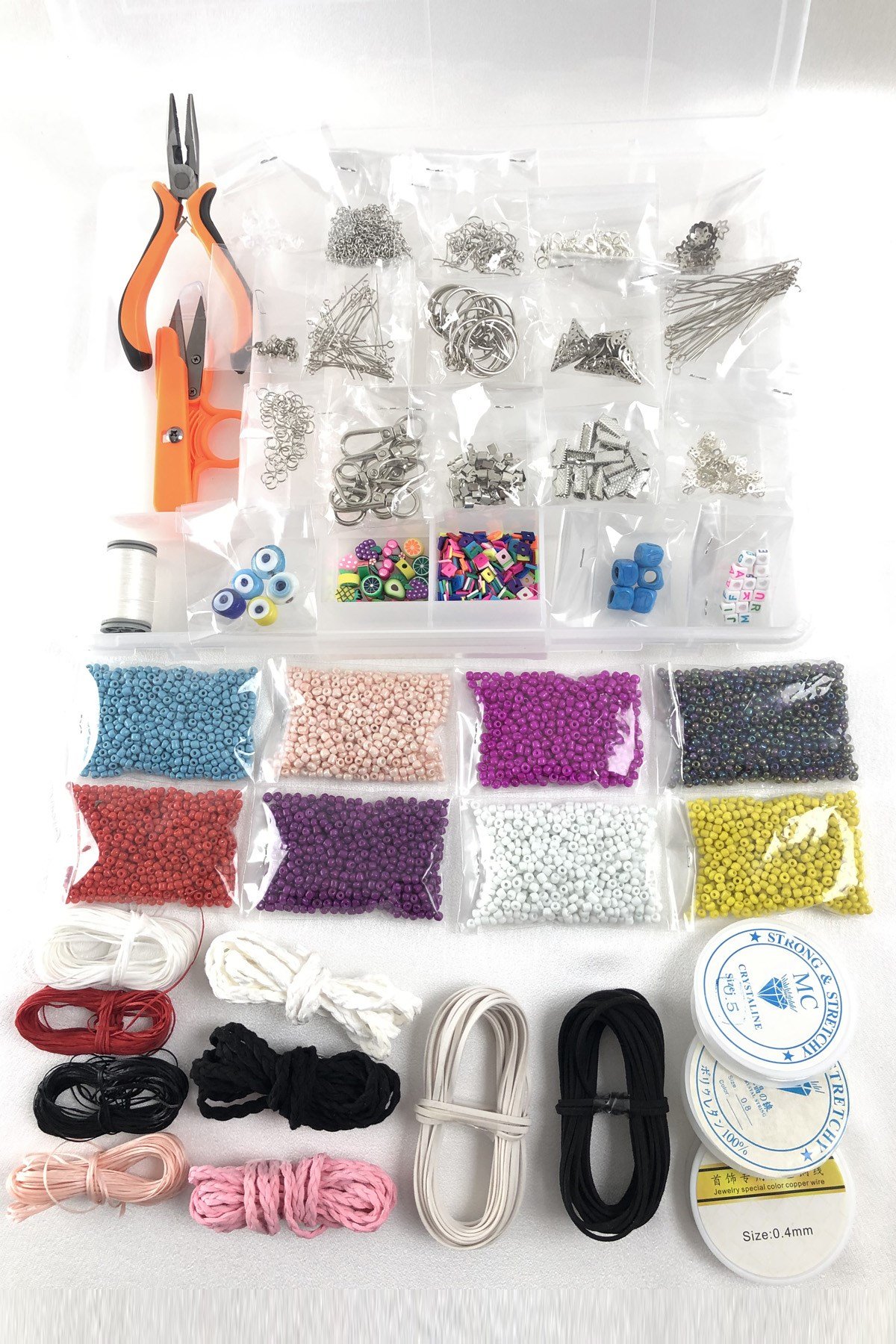 مجموعة خرز رمل مواد صنع المجوهرات