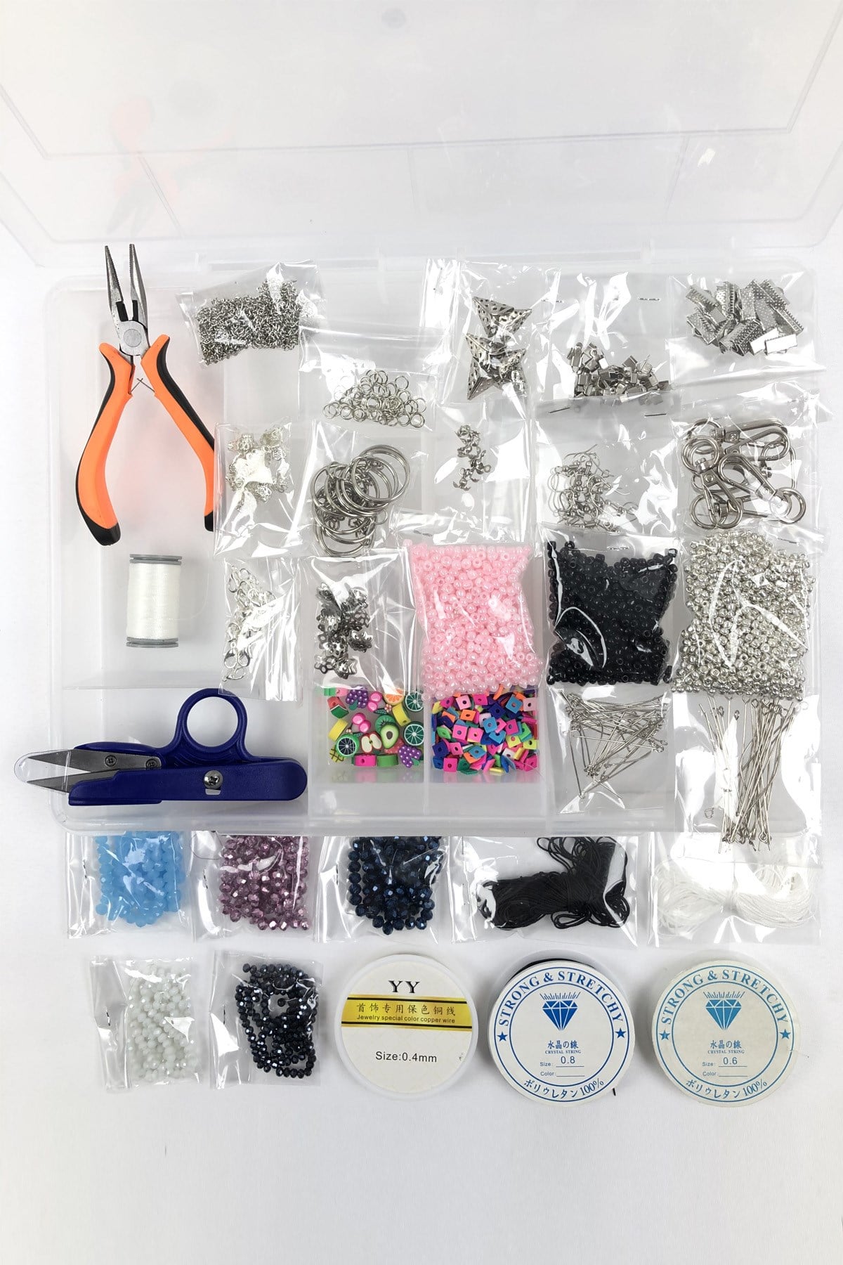 Jewelry Making Material Starter Beads Set
