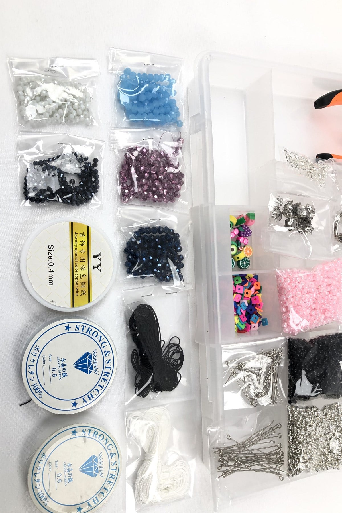 Jewelry Making Material Starter Beads Set