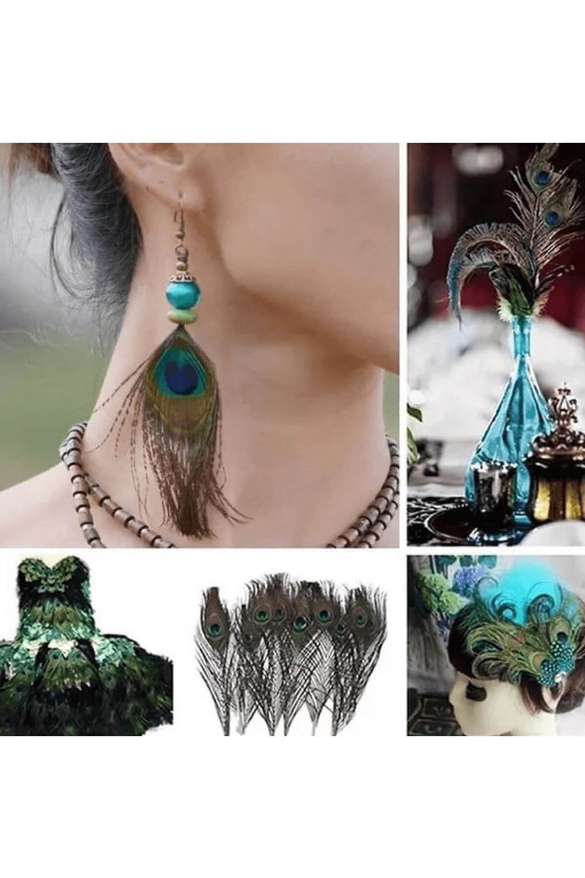 Tavuz Kuşu Tüyü 25-27 cm 1 adet