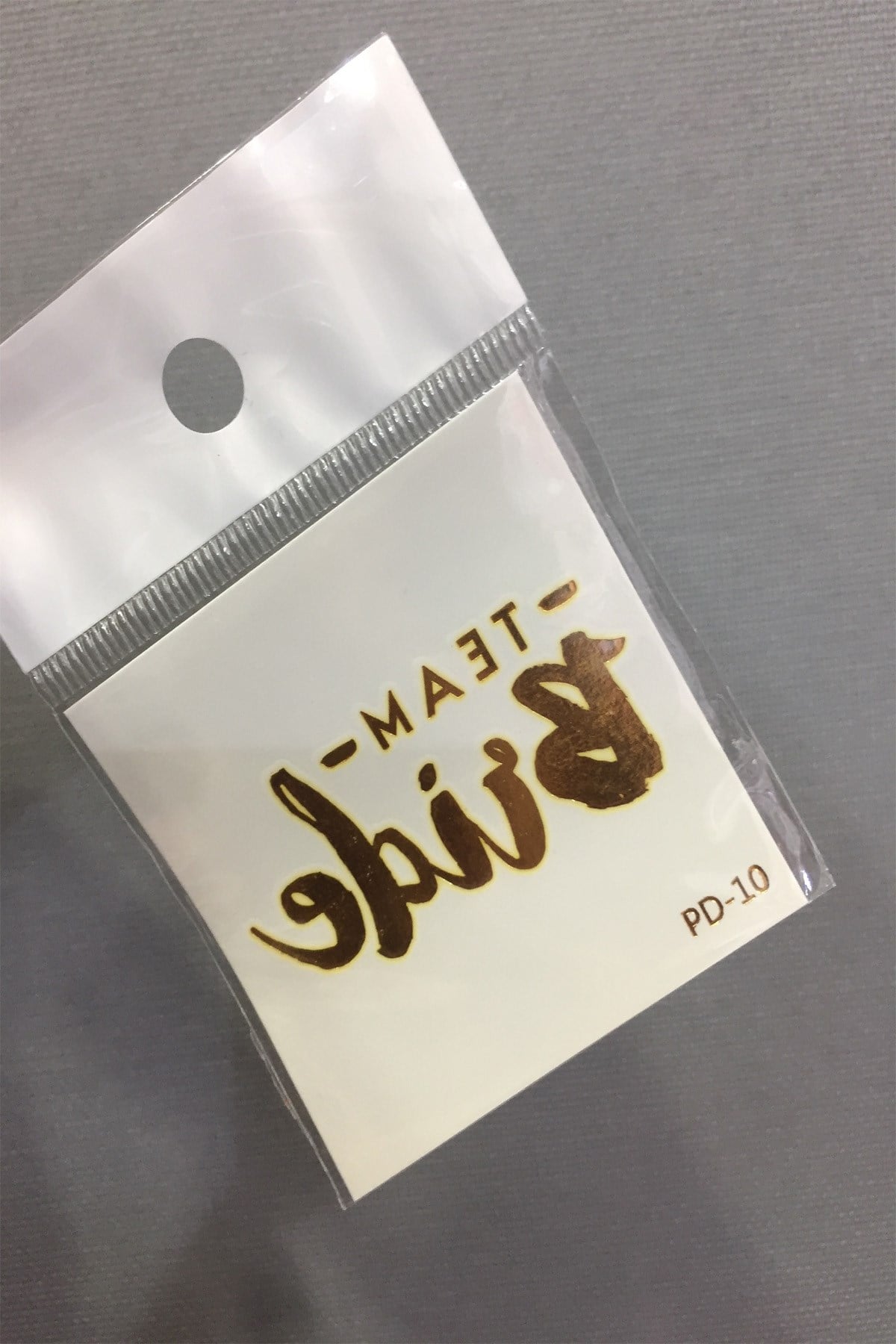 Team Bride Temporary Tattoo