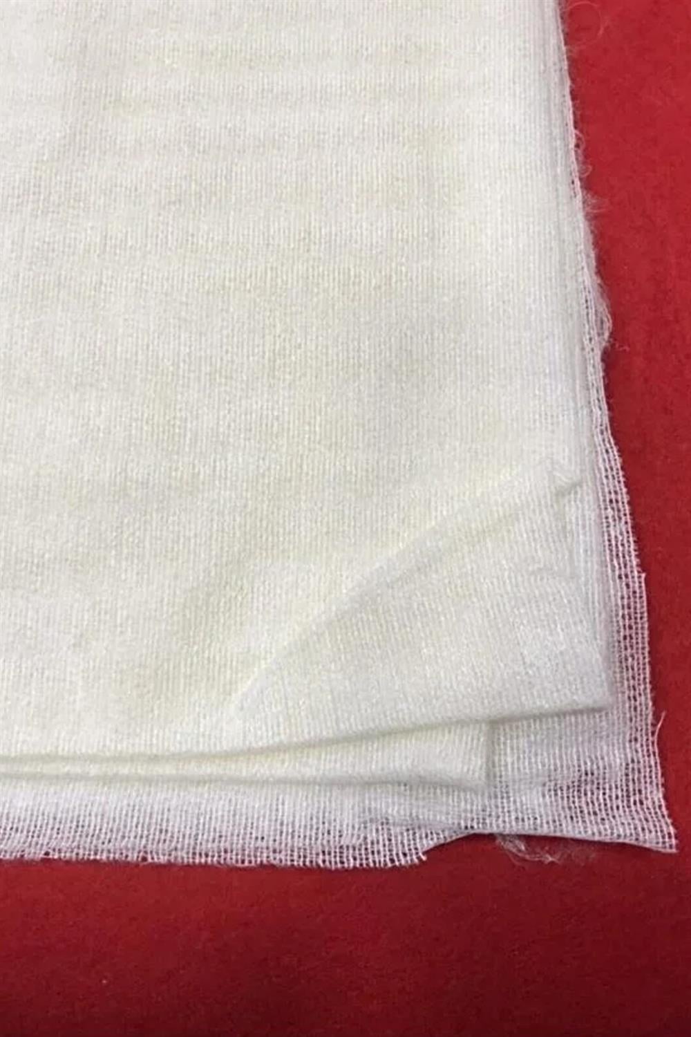 Tek Tarafı Yapışkanlı Bez Tela Beyaz Yapışkan 1 Metre (90CM * 100 CM)