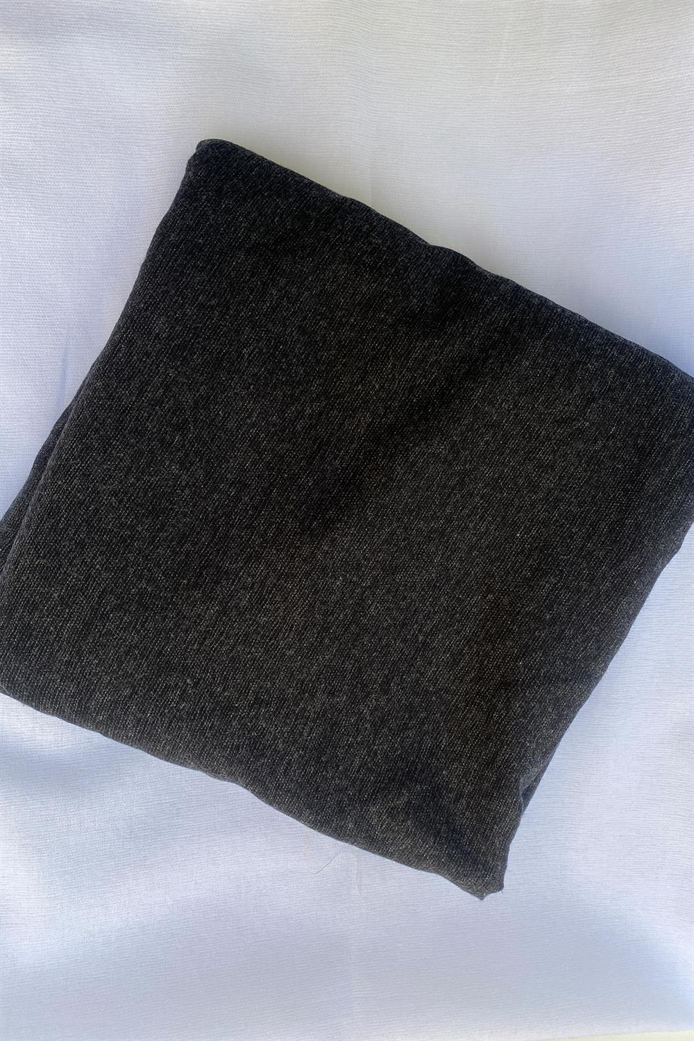 Tek Tarafı Yapışkanlı Bez Tela Siyah Yapışkan 1 Metre (90CM * 100 CM)