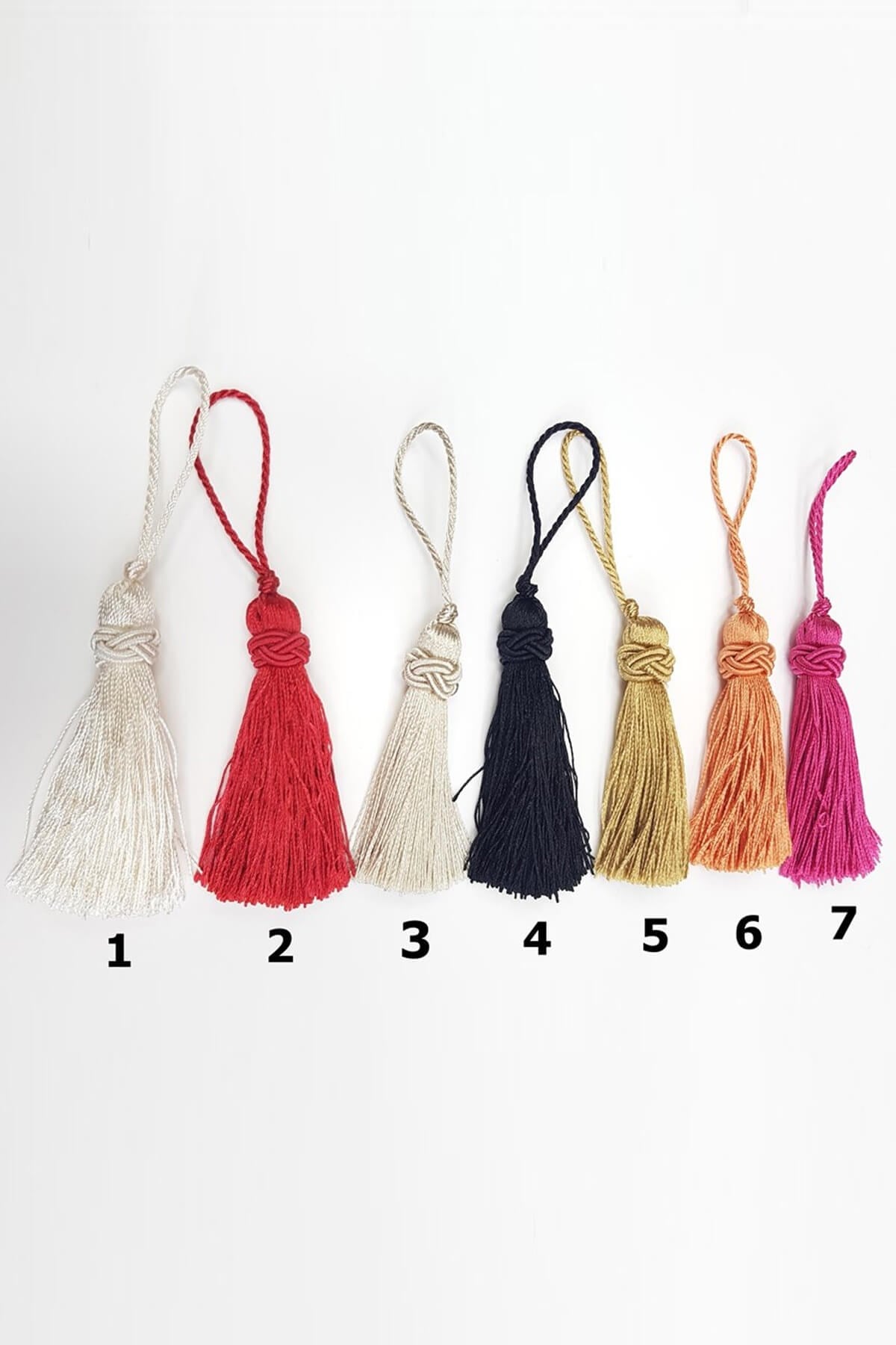 Braided Single Tassel 7cm