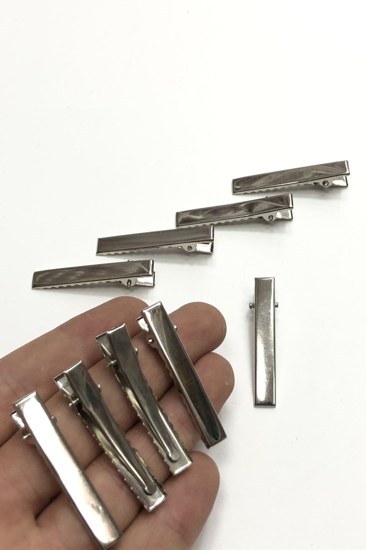 Crocodile Clasp Clip 10 Pieces 5.5 cm