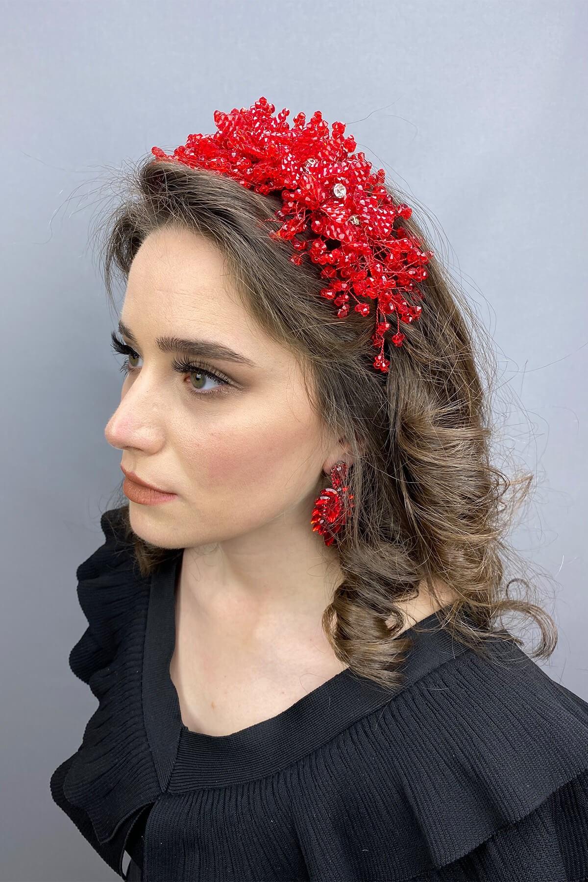 Wholesale Bellatrix Crystal Stone Bridal and Henna Crown