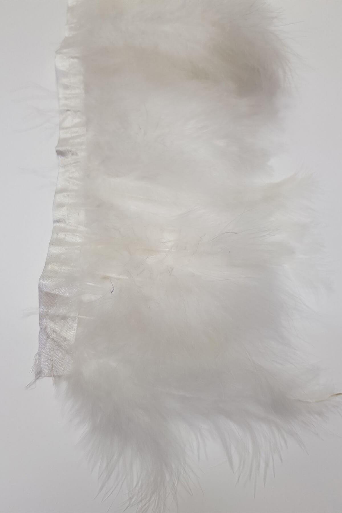 Wholesale White Yeast Feather 1 mt