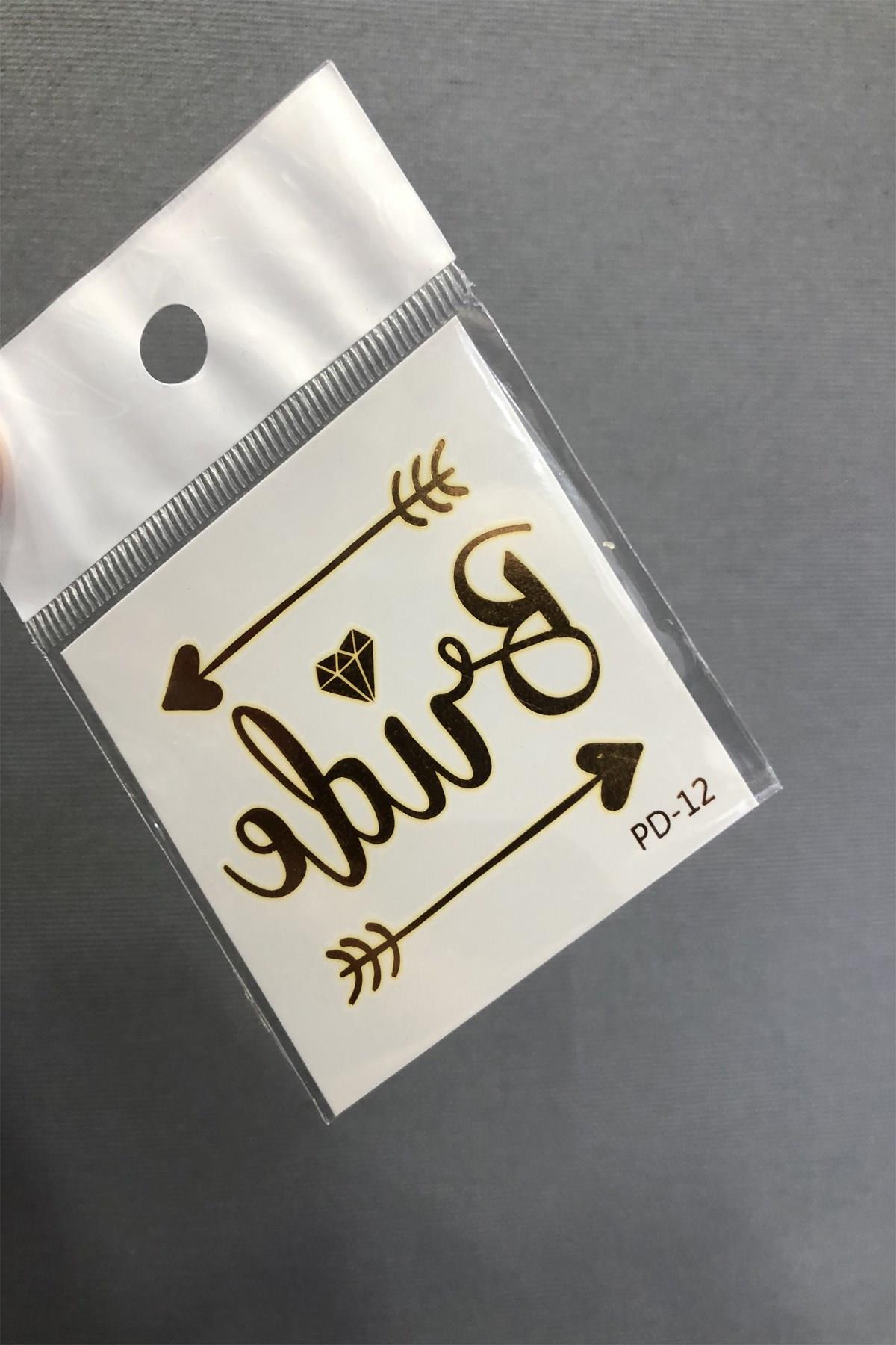 Wholesale Bride Arrow Temporary Tattoo