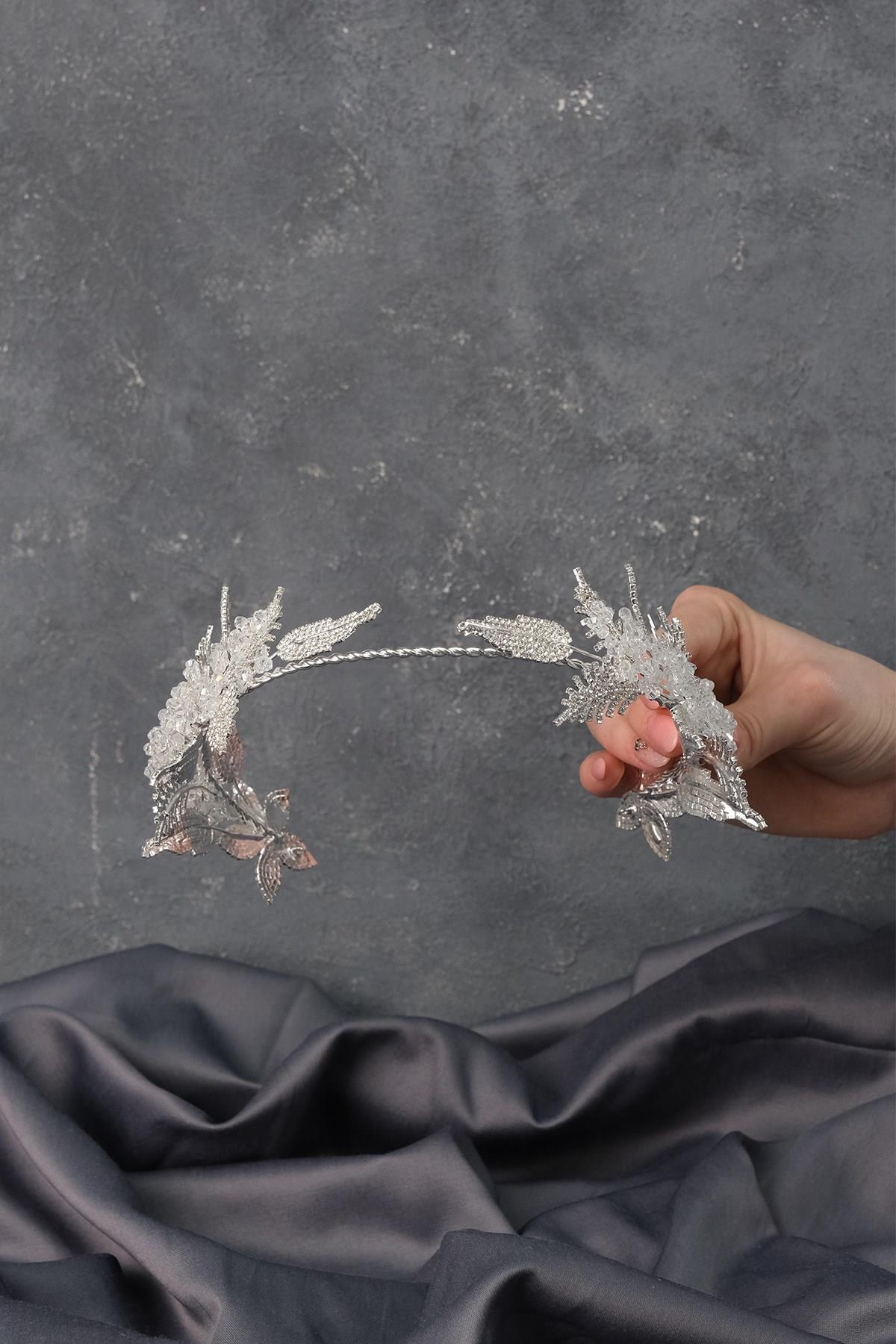 Wholesale Double Sided Special Design Hair Accessory Bridal Crown