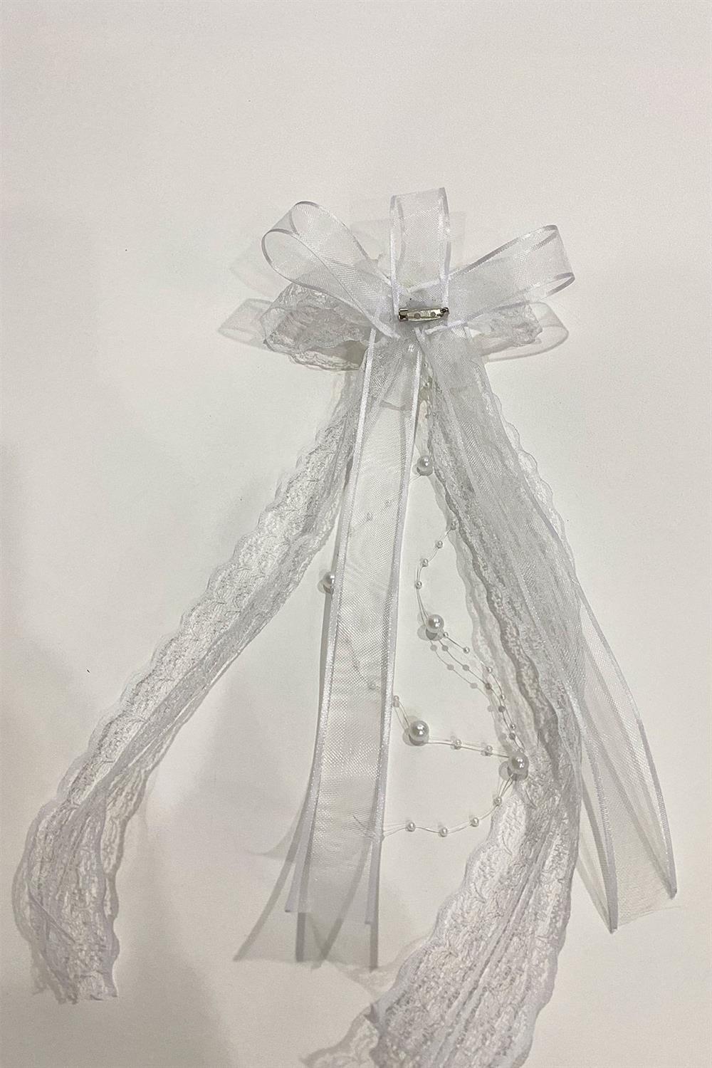 Wholesale Lacy Pearled Bundle Ornament Suitcase Ornament 1 Piece