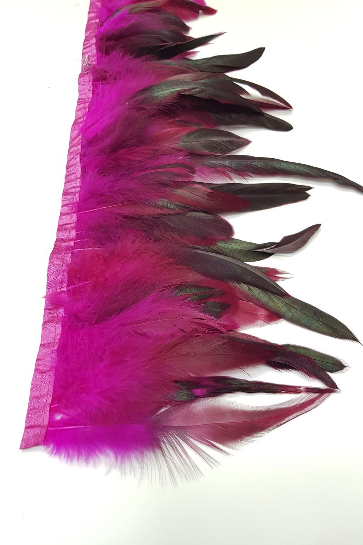 ريش شاندل فوشيا بالجملة 1 متر