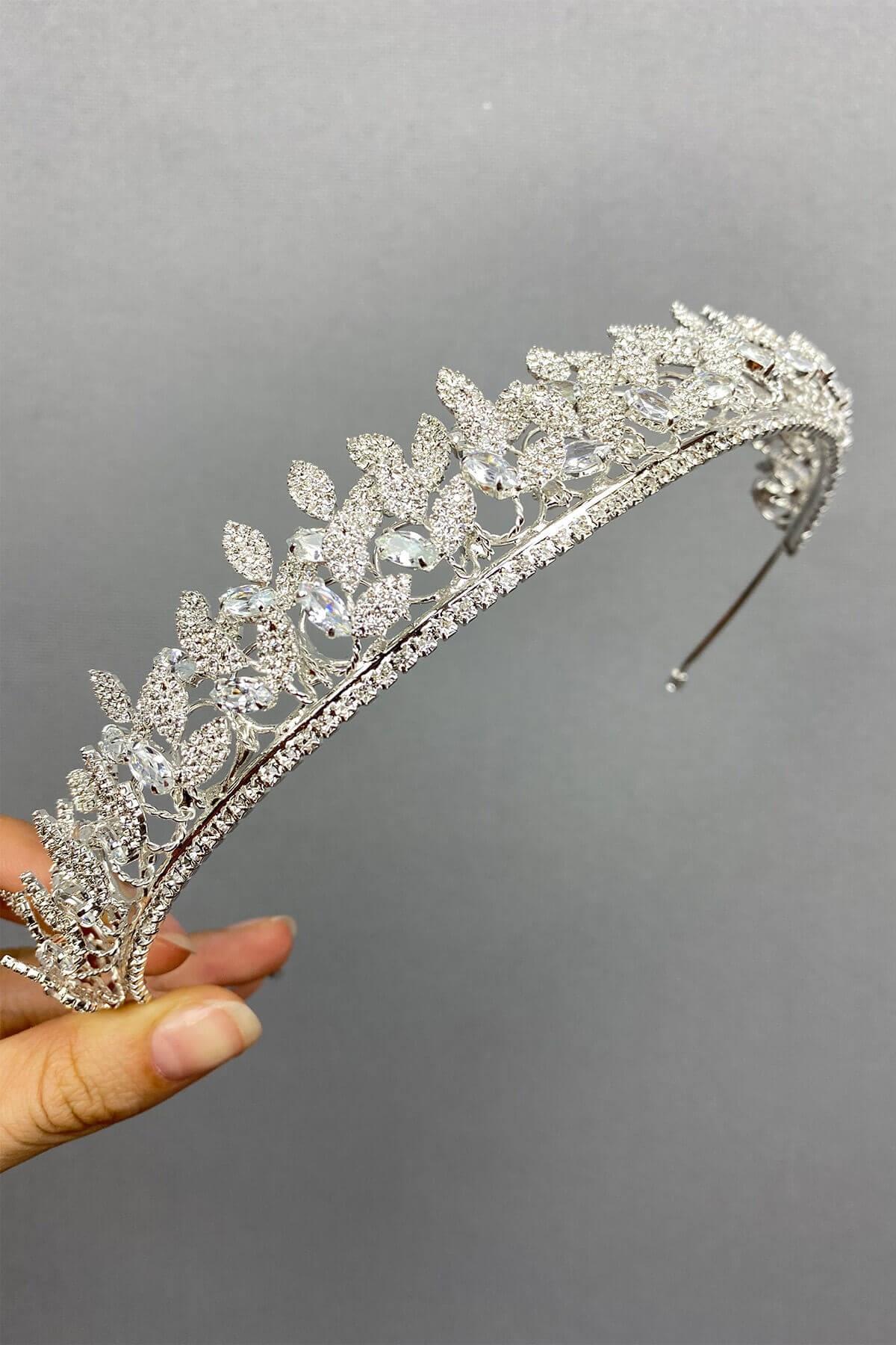 Wholesale Silver Elegant Lucas Bridal Crown