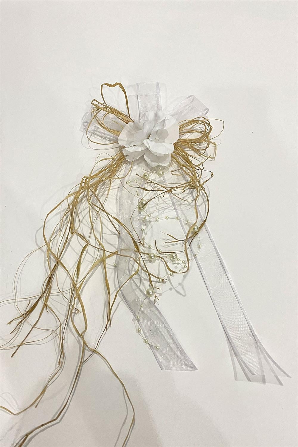 Wholesale Wicker Hydrangea Suitcase Ornament Bundle Ornament 1 Piece
