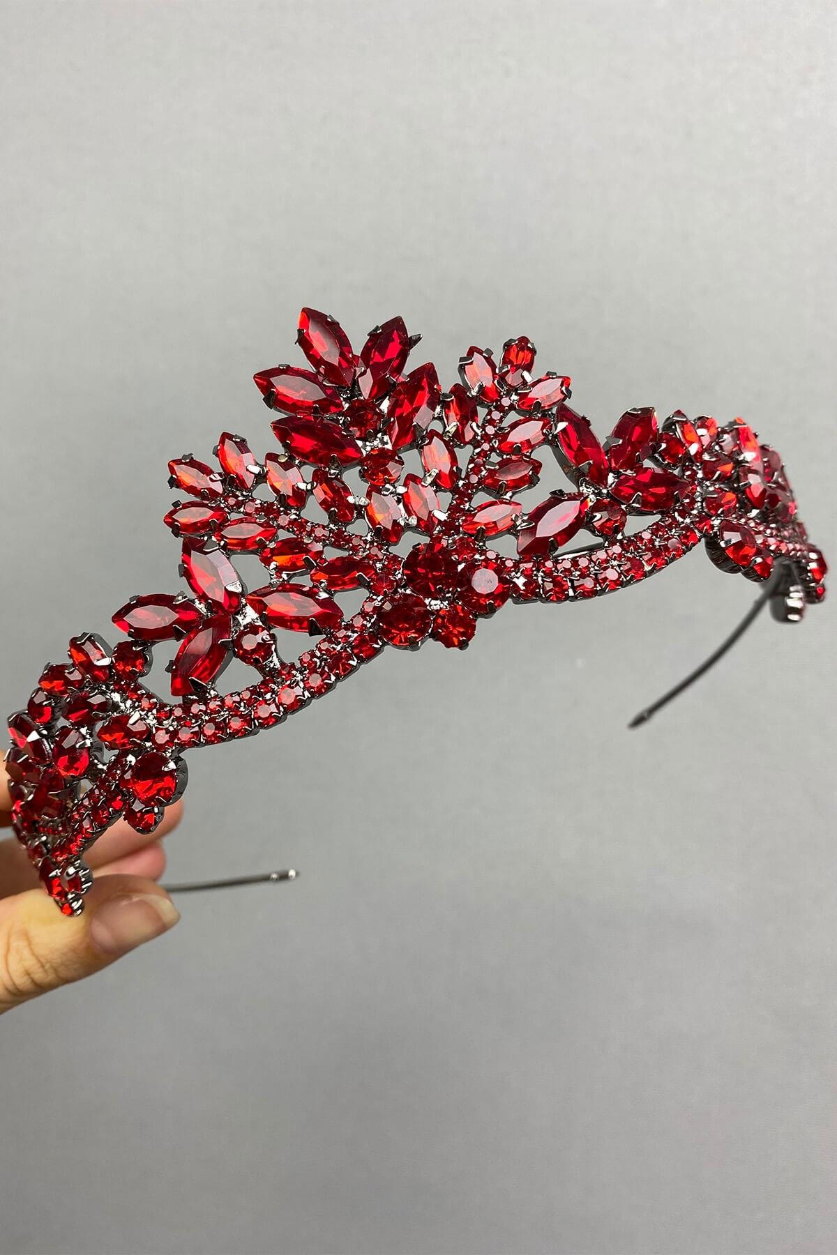 Wholesale Red Bridal Henna Crown
