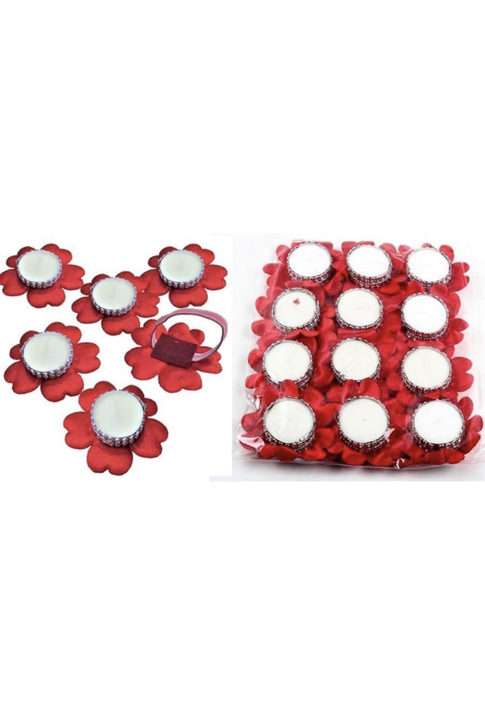 Wholesale Red Henna Hand Candle 12 pcs