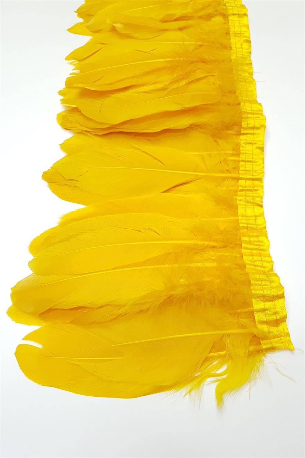 Wholesale Dark Yellow Eagle Feather 1 mt