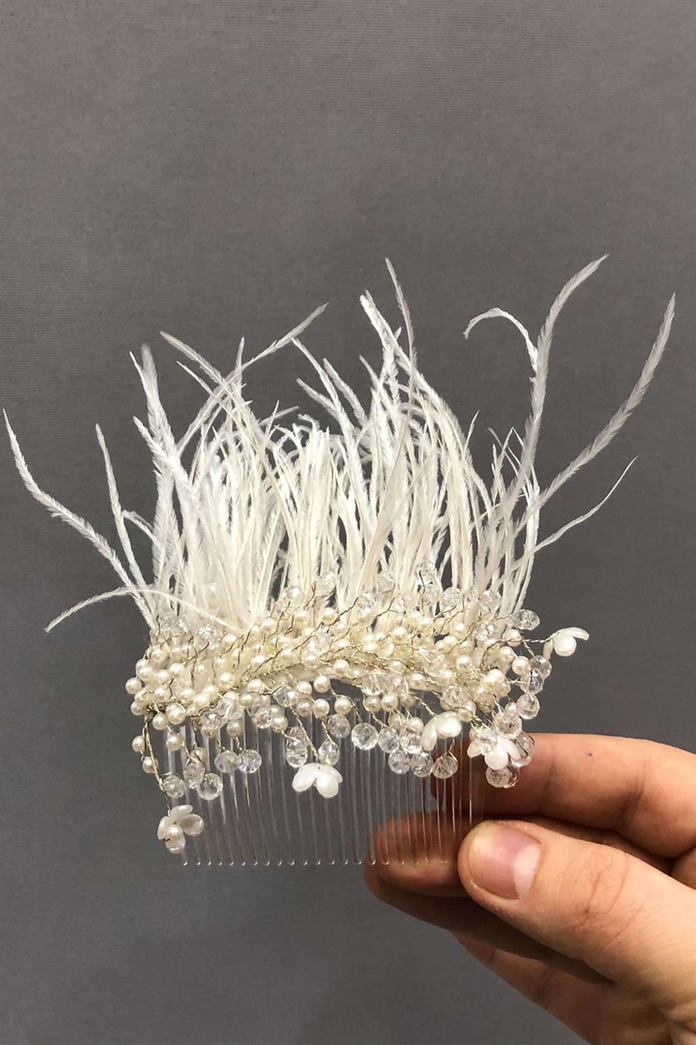 الجملة ريشة كريم صدفي الجانب مشبك التبعي