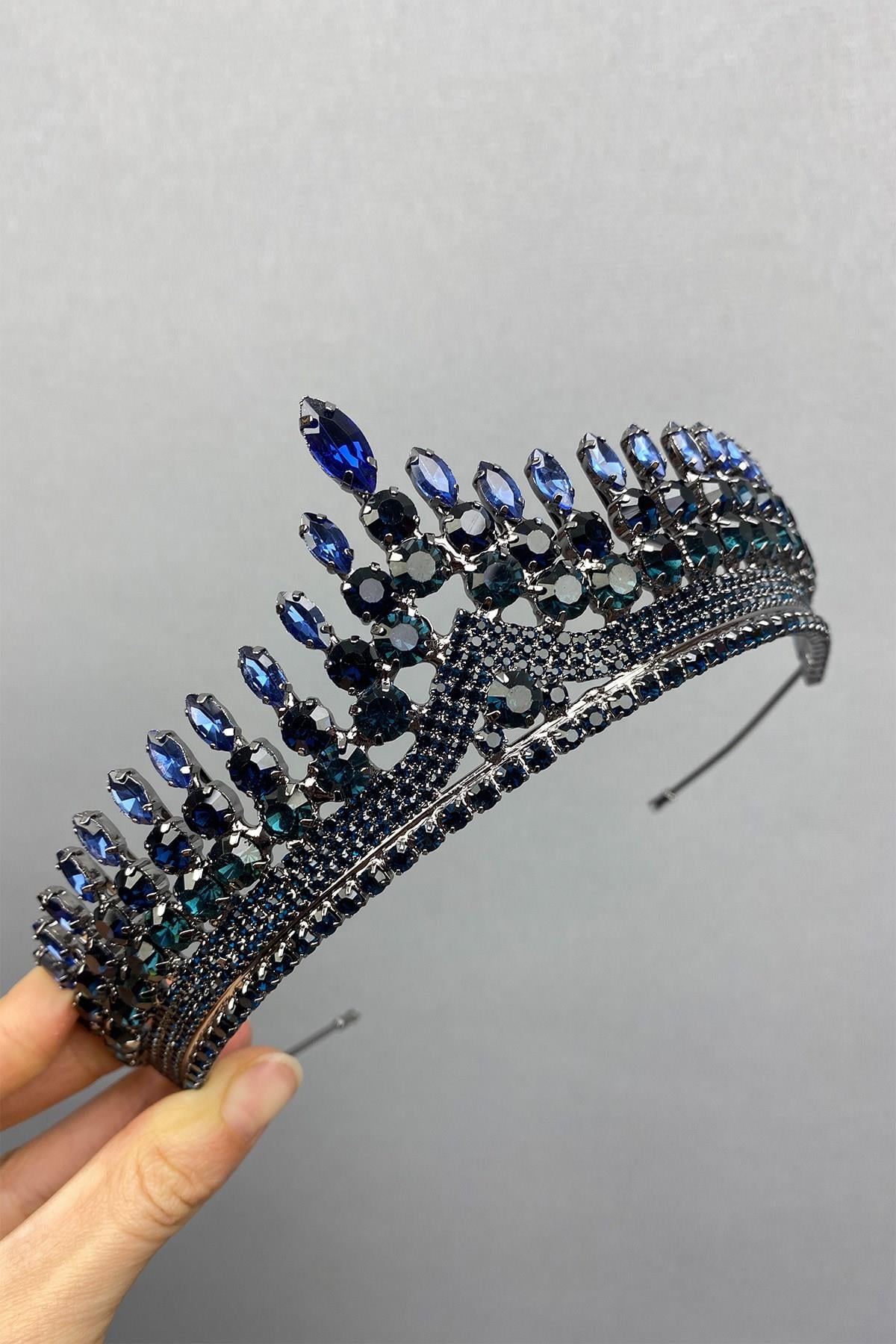 Wholesale Navy Blue Anteras Henna Bridal Crown