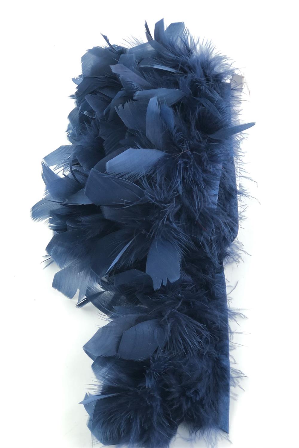 Toptan Lacivert Biyeli Otriş Kaz Tüyü