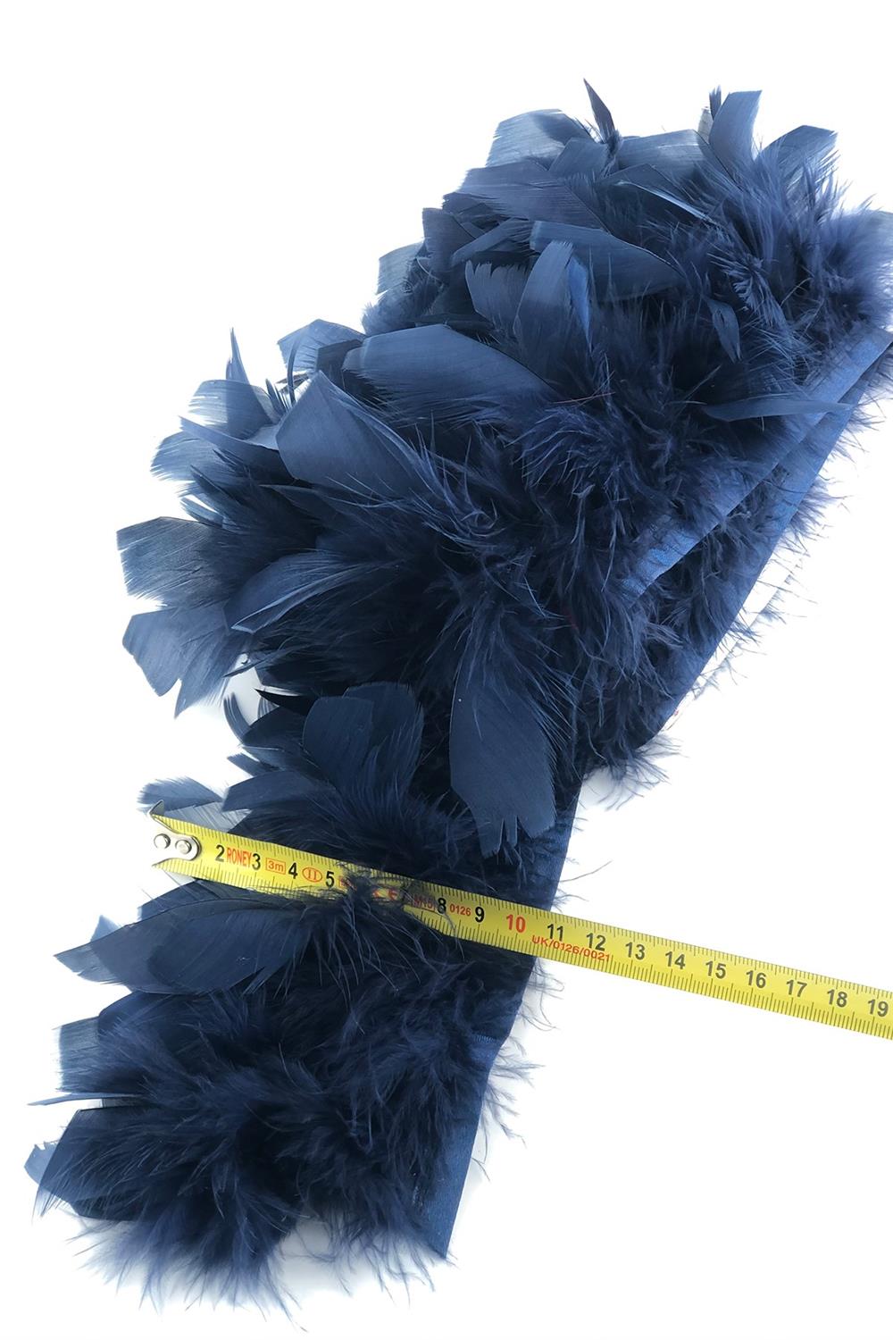 Toptan Lacivert Biyeli Otriş Kaz Tüyü