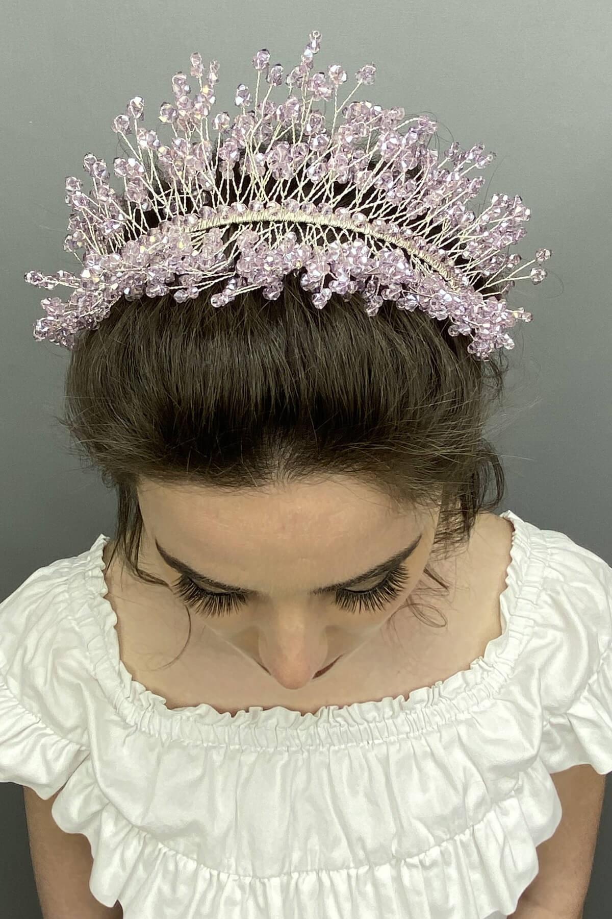 Wholesale Lilla Sirius Crystal Stone Henna and Bridal Crown