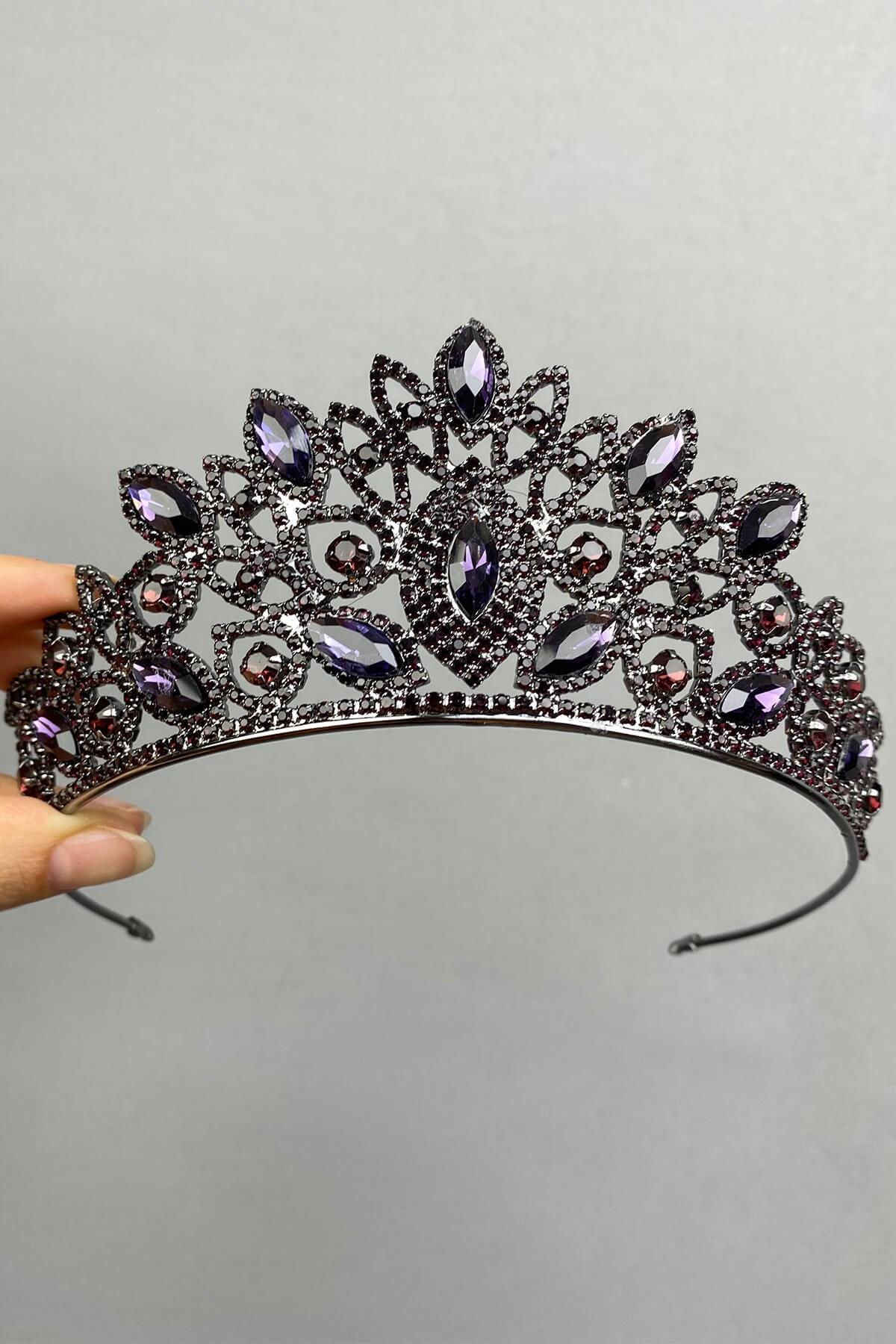 Wholesale Purple Paradise Henna Bridal Crown