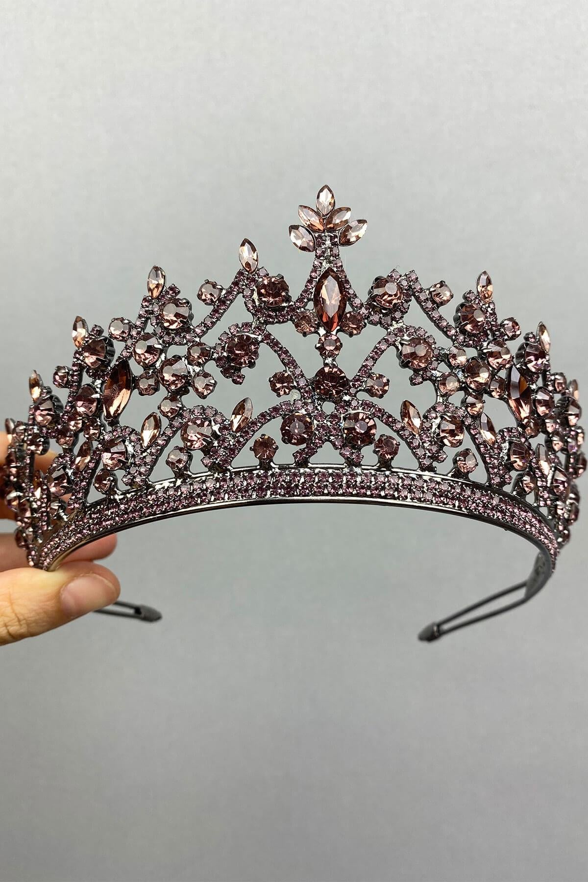 Wholesale Plum Pegasi Model Bridal Henna Crown