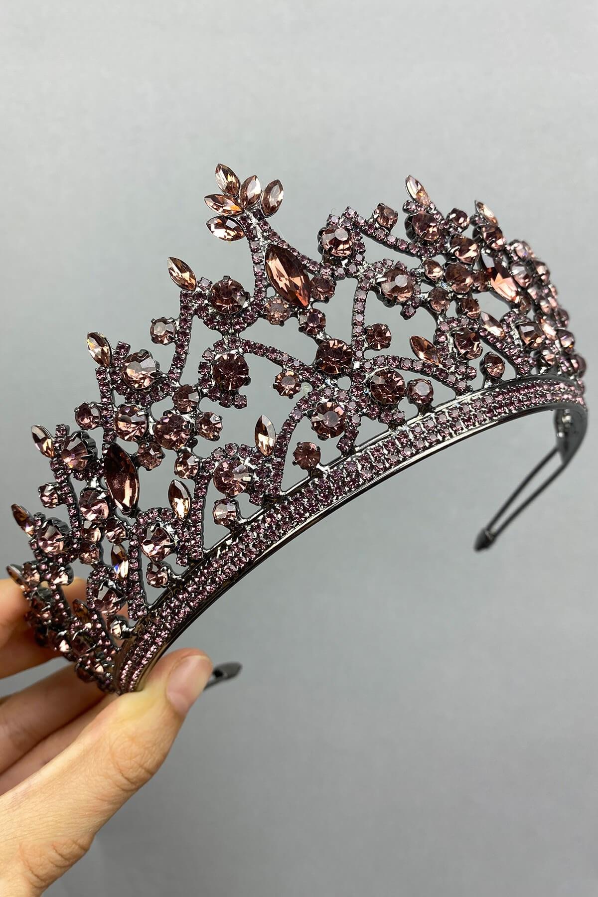 Wholesale Plum Pegasi Model Bridal Henna Crown