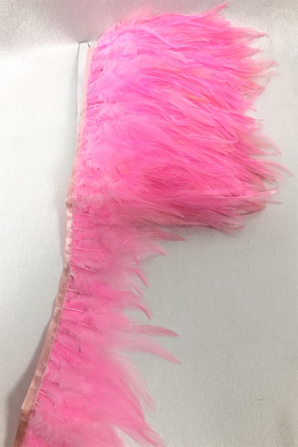 Wholesale Pink Color Rooster Feather