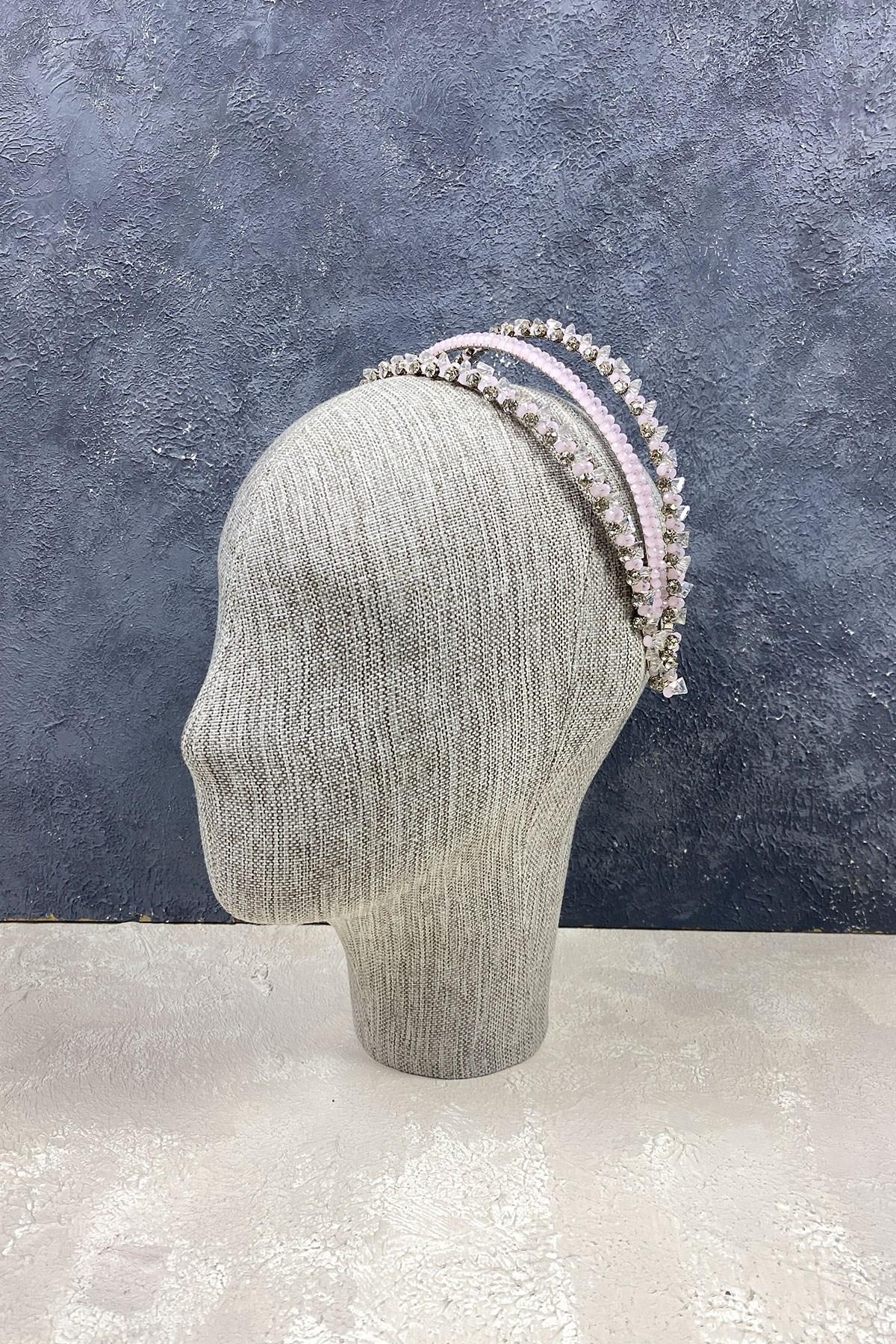 Wholesale Powder 3 Row Special Design Bridal Crown Hair Accessory