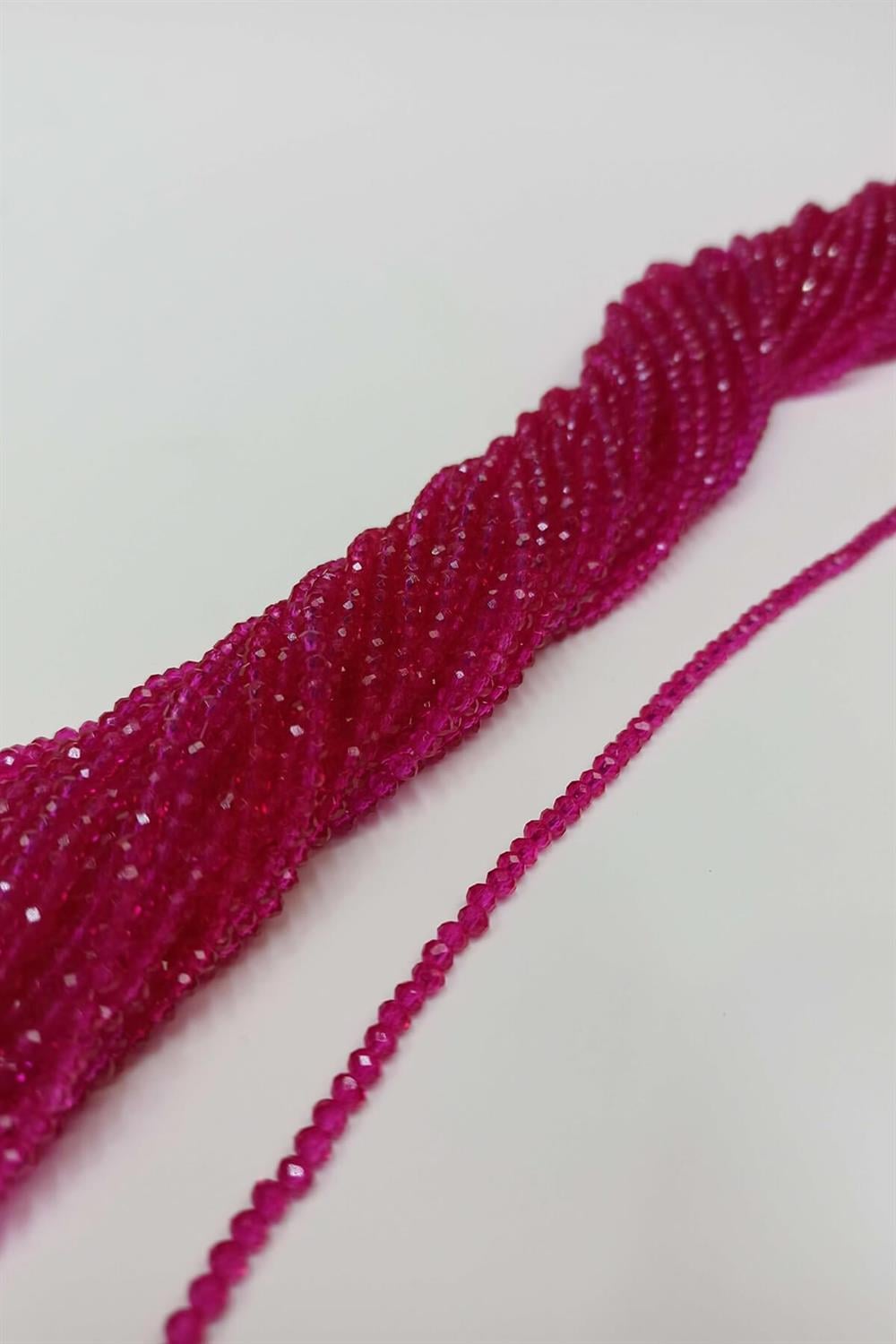 Wholesale Transparent Red Crystal Beads 4 mm