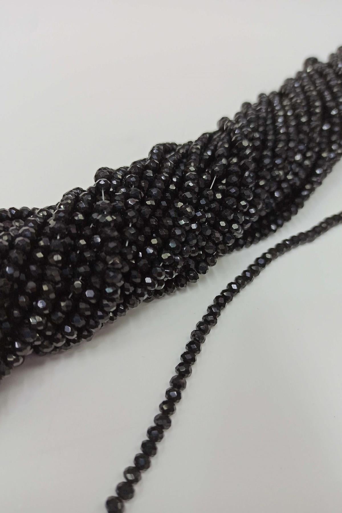 Wholesale Black Crystal Beads 4mm