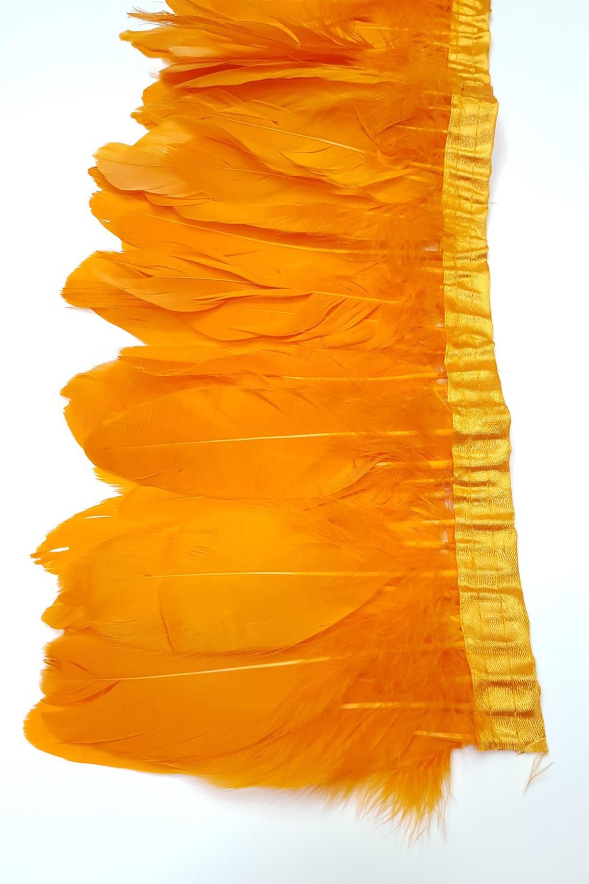 Wholesale Orange Eagle Feather 1 meter