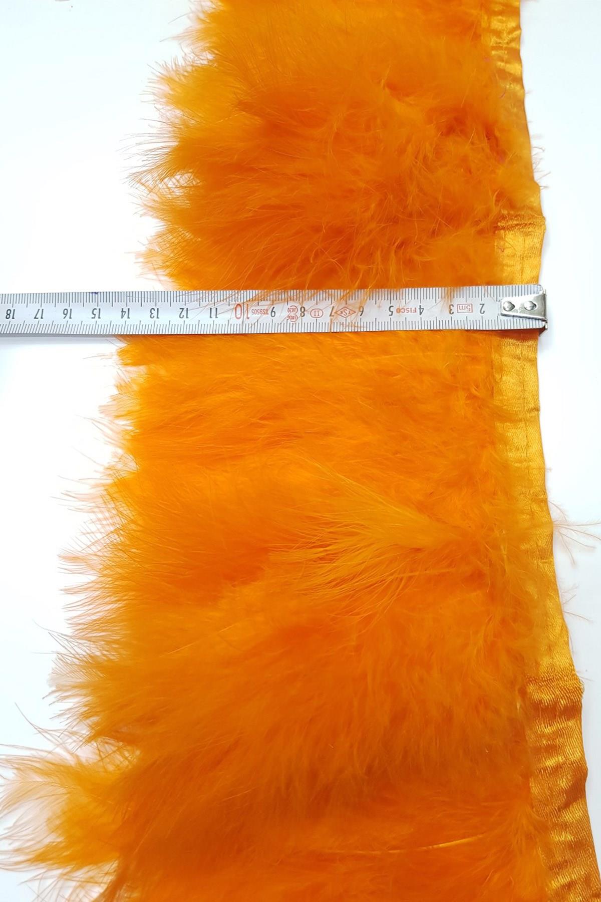 Wholesale Orange Yeast Feather 1 mt