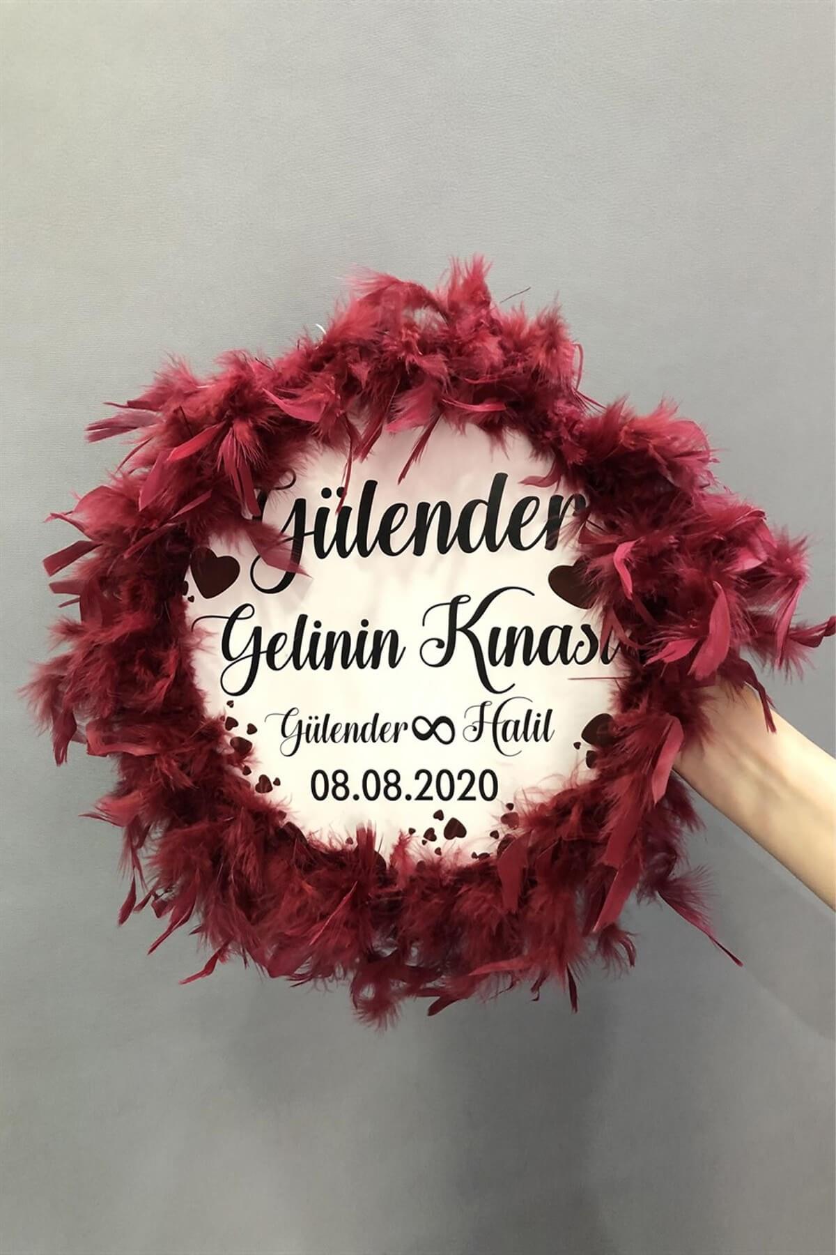 Wholesale Feathered Bridal Tambourine