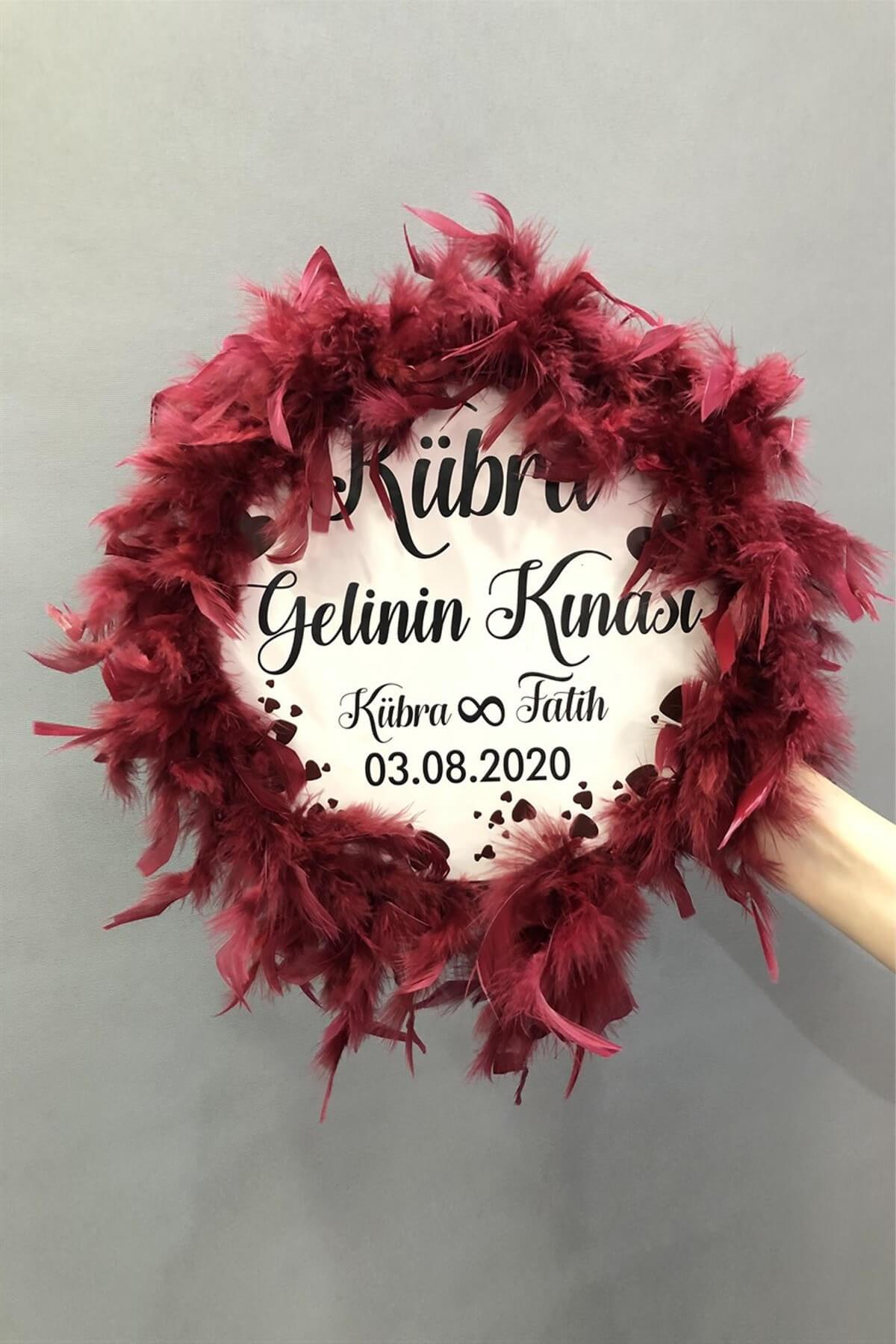 Wholesale Feathered Bridal Tambourine