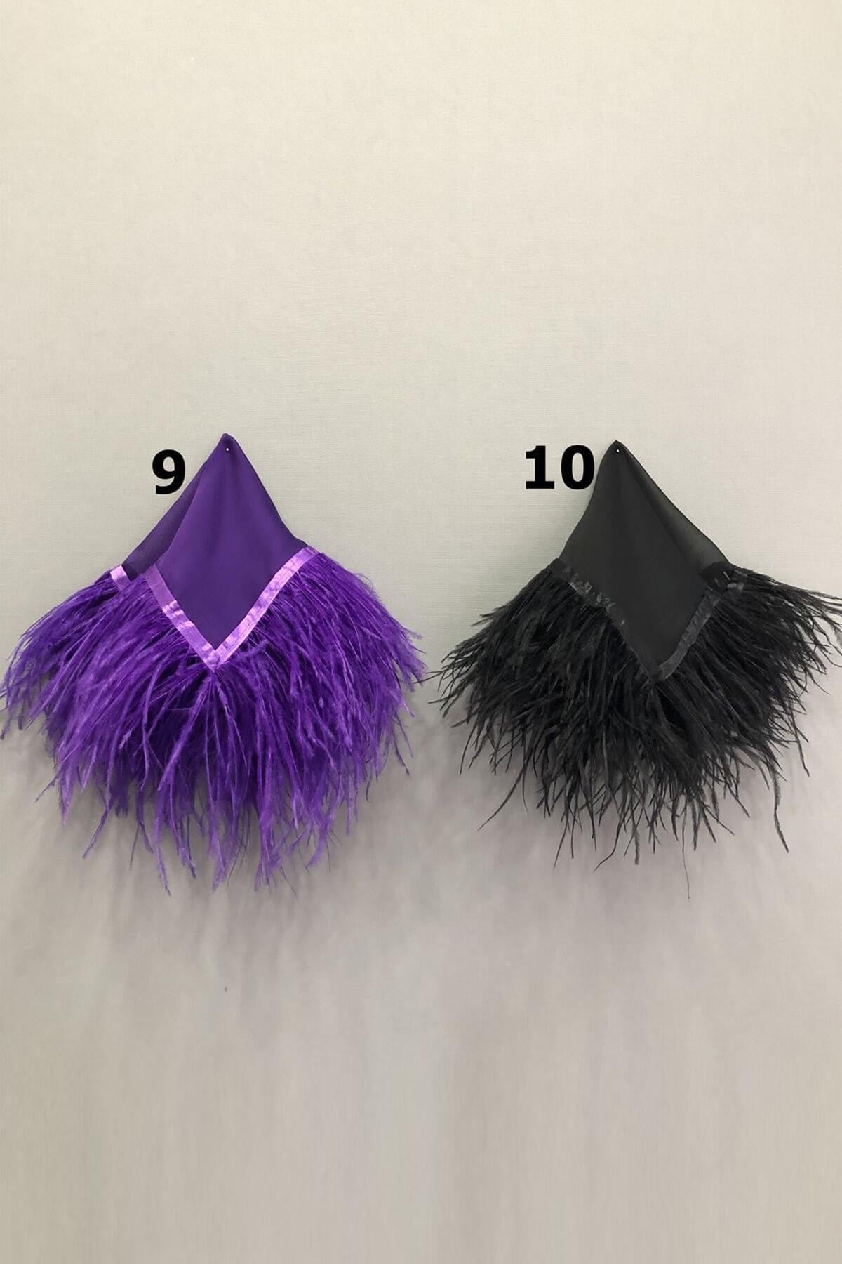 Wholesale Feather Colored Halay Handkerchief