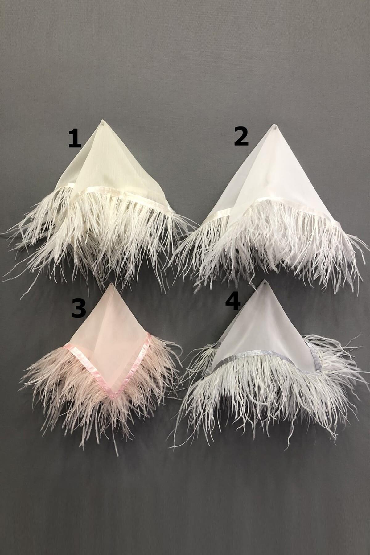 Wholesale Feather Colored Halay Handkerchief