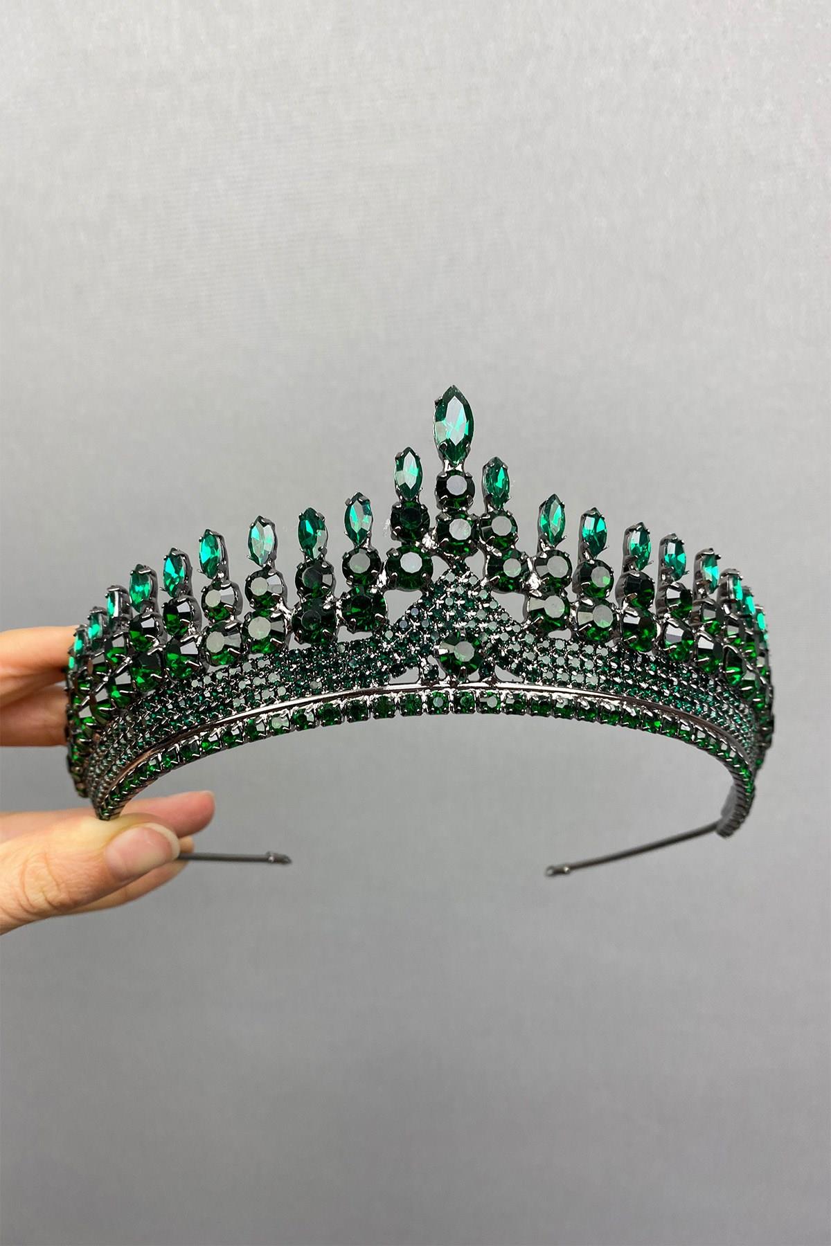 Wholesale Green Anteras Henna Bridal Crown