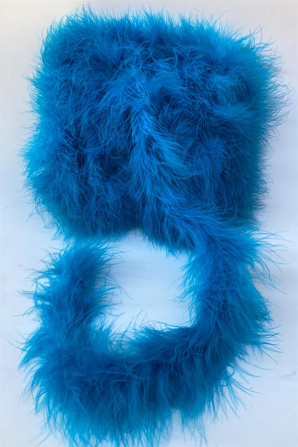 Tquoise Fox Hair, Cat Tail Hair Thick