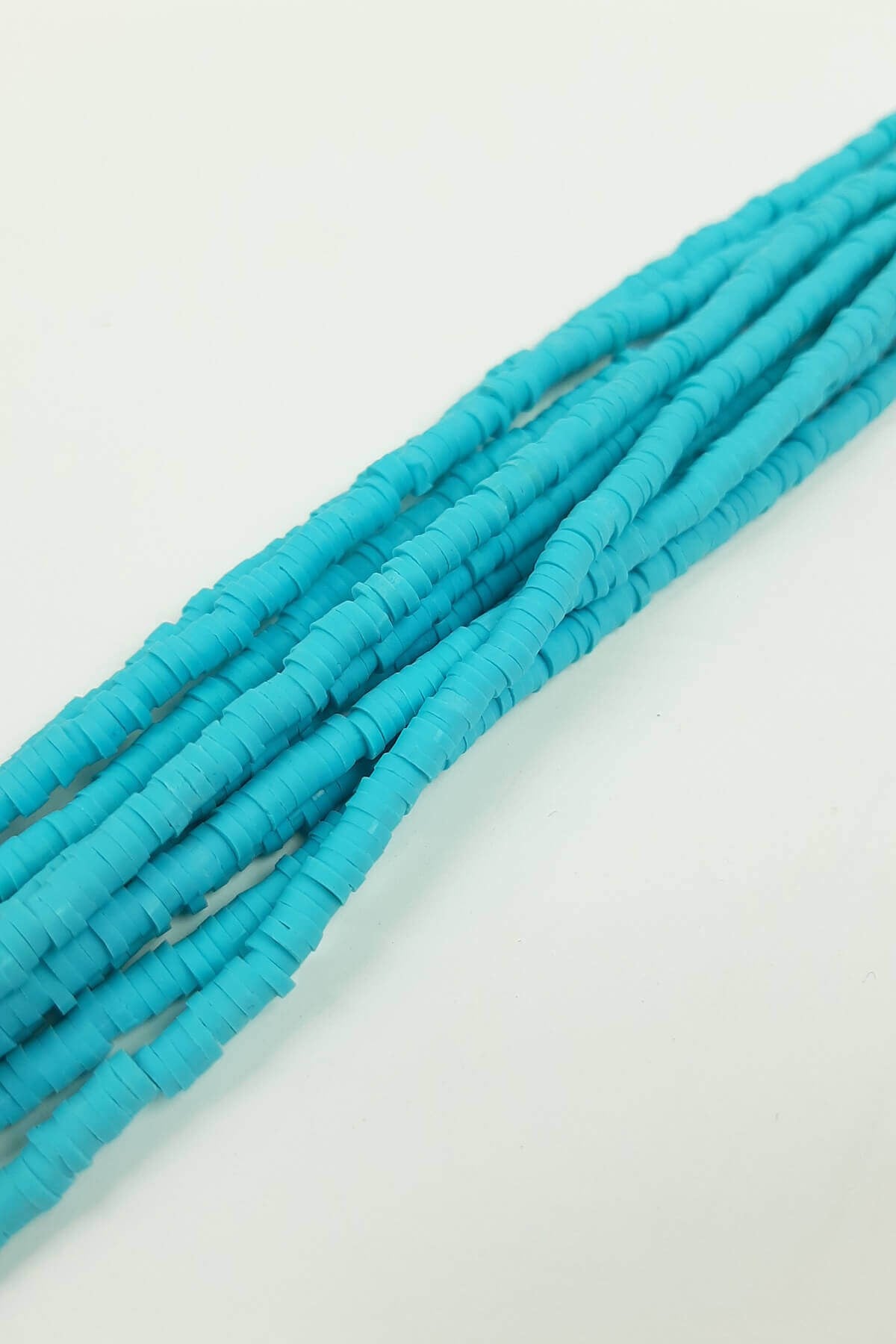 Turquoise 4 mm Fimo Beads