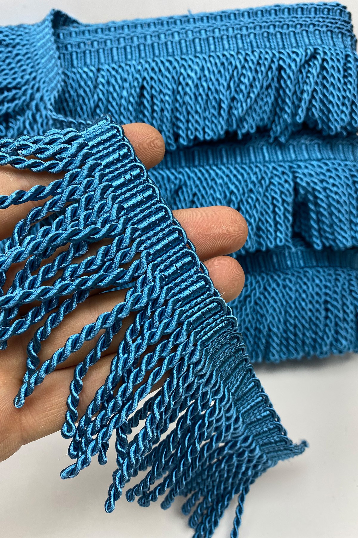 Turquoise Bouillon Fringe Tassel