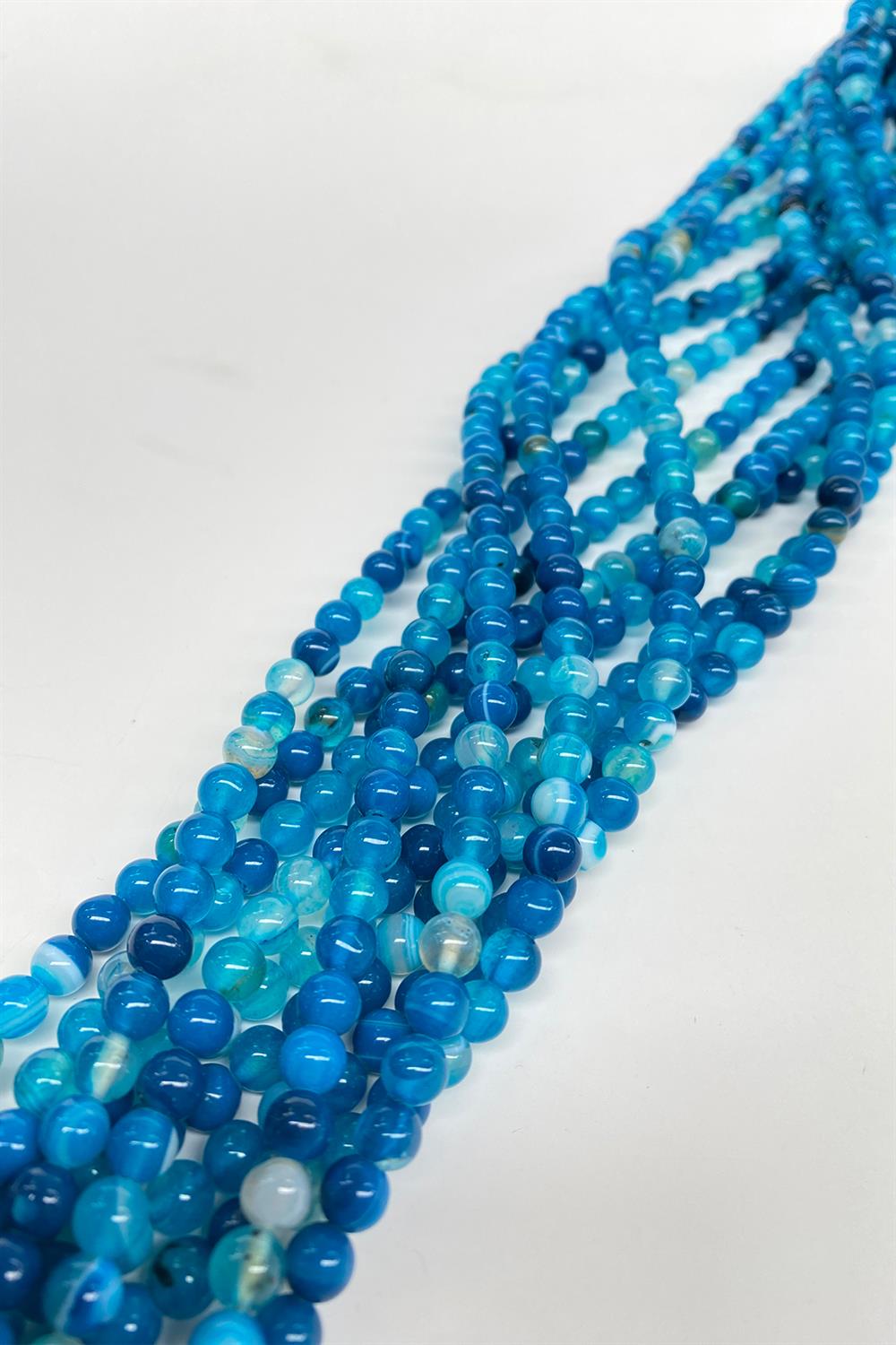 Turquoise Natural Stone Agate 6 mm