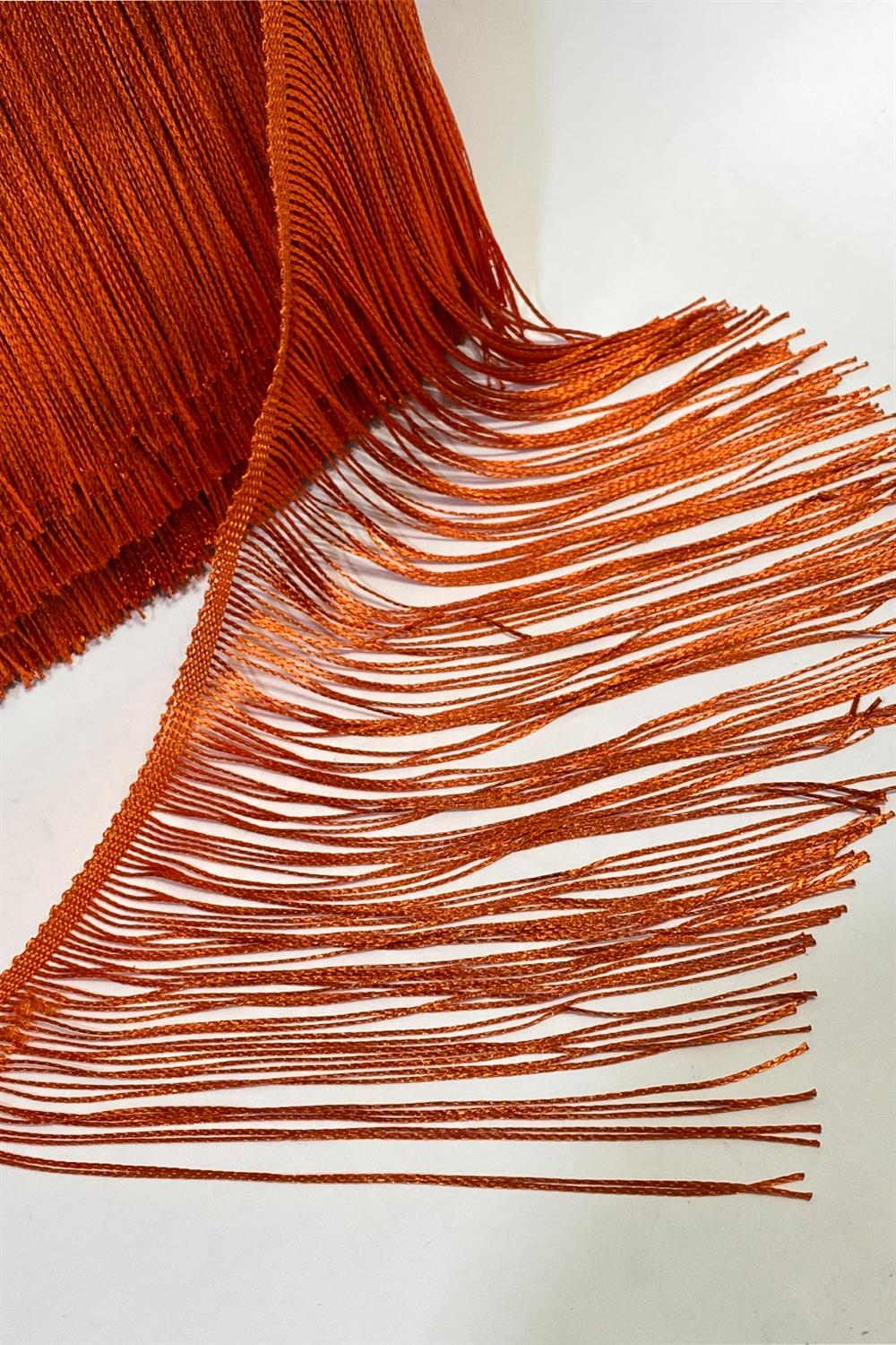 Orange Fringe Tassel Ribbon