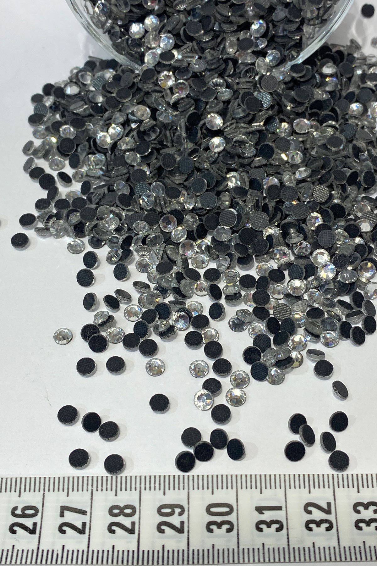 Iron-on Ss20 (5mm) Transparent Adhesive Stone 25 grm