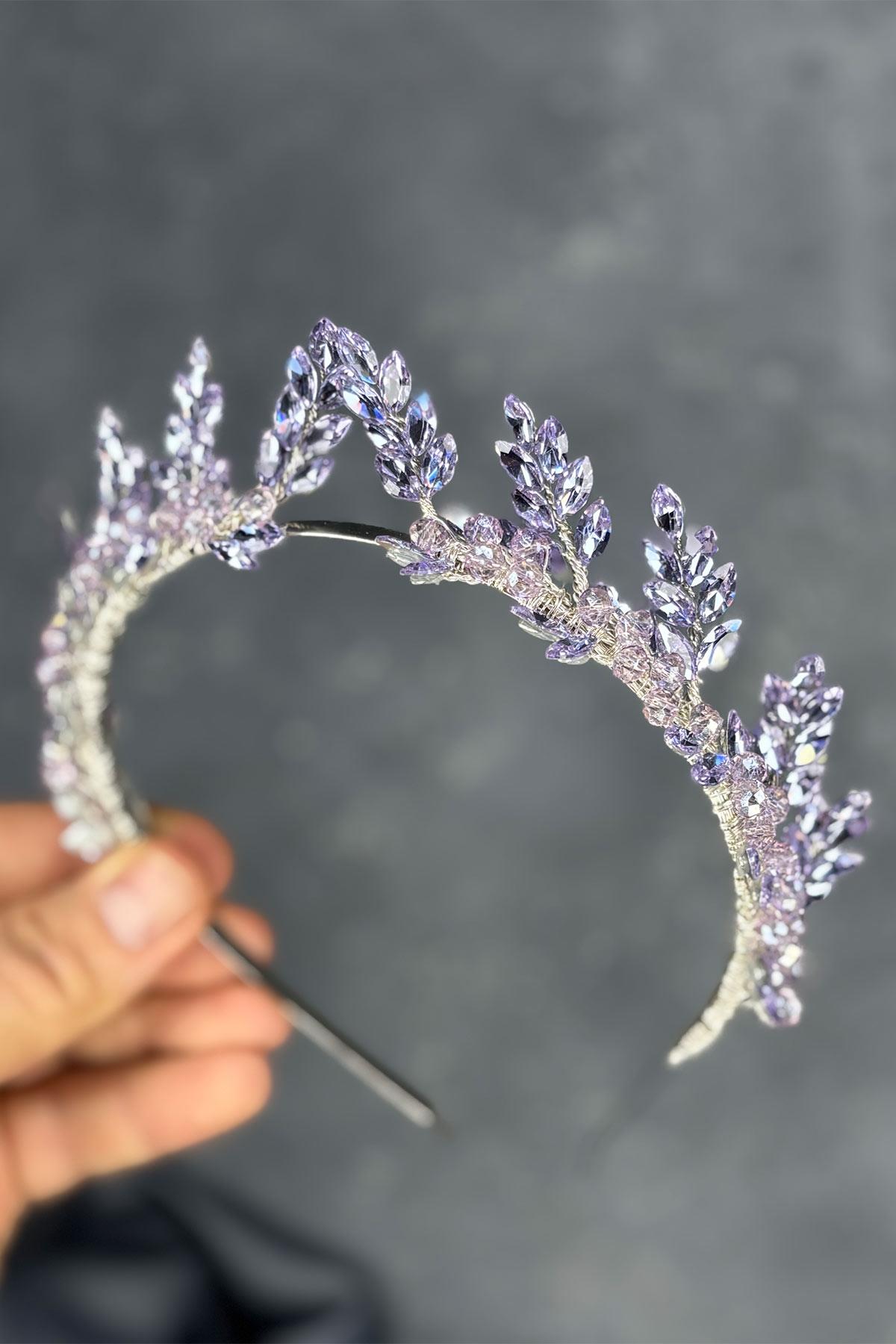 Venus Leaf Design Bridal Henna Crown Hair Accessory