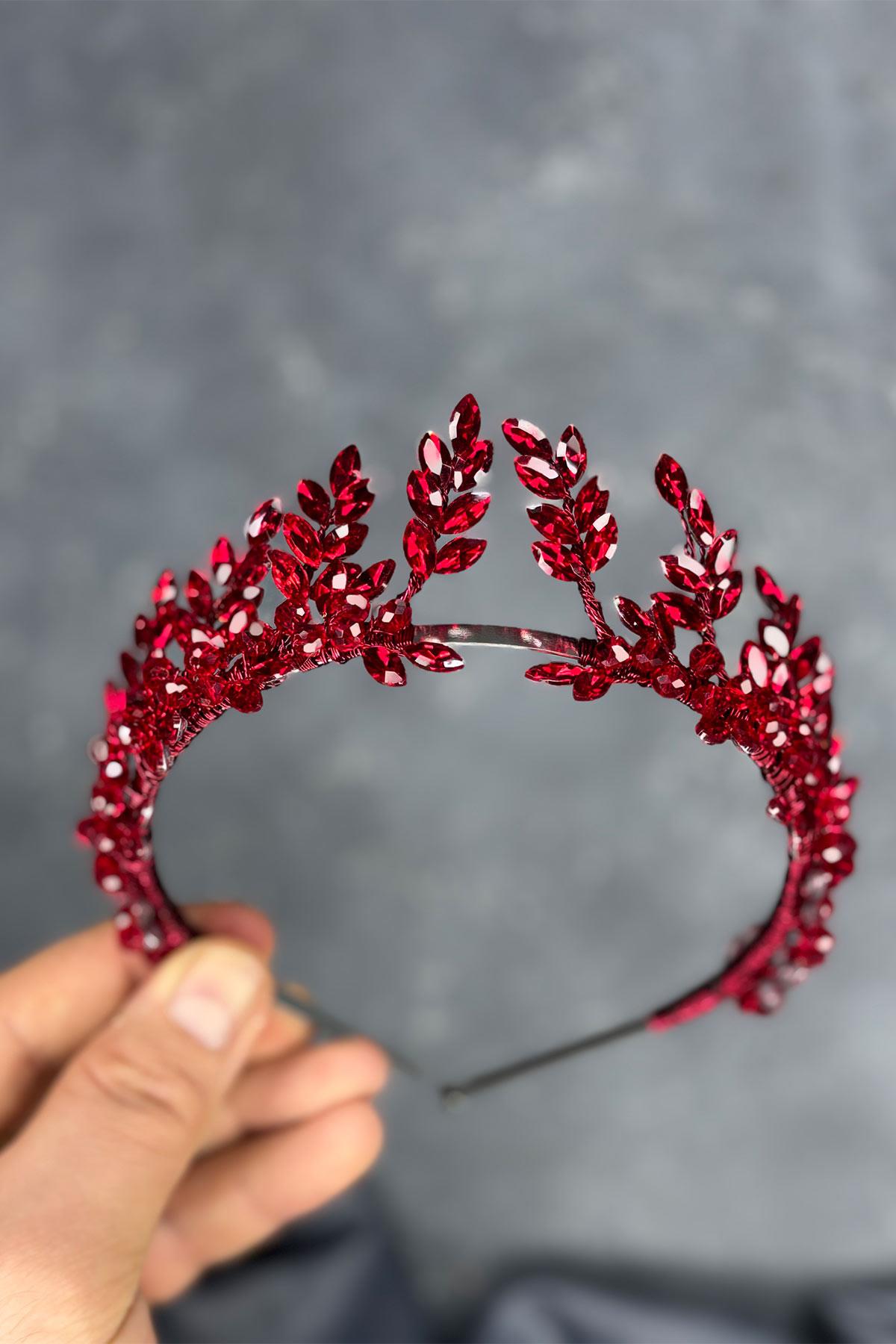 Venus Leaf Design Bridal Henna Crown Hair Accessory